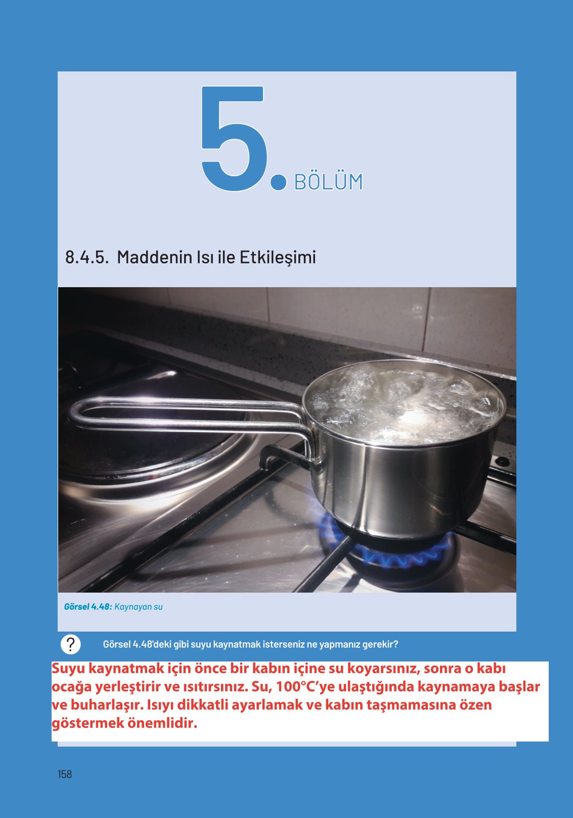 8. Sınıf Fen Bilimleri Ders Kitabı Hecce Yayınları Sayfa 158 Cevapları