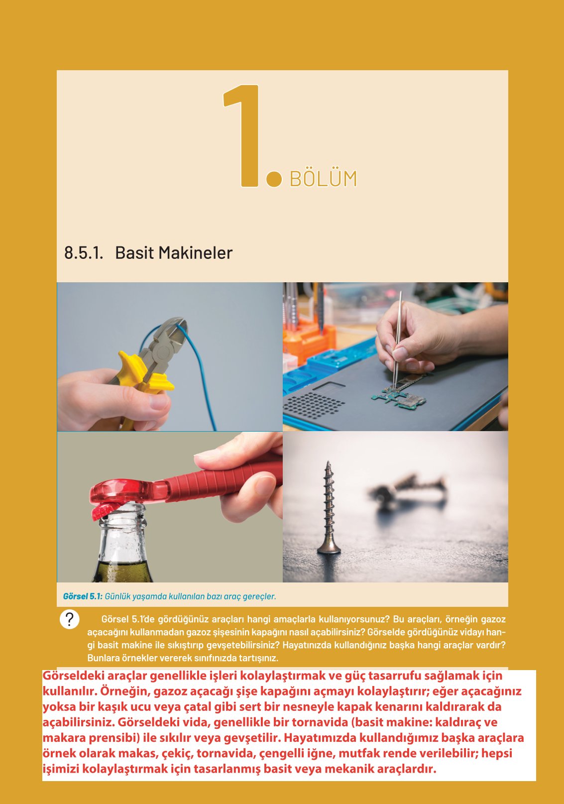 8. Sınıf Fen Bilimleri Ders Kitabı Hecce Yayınları Sayfa 196 Cevapları