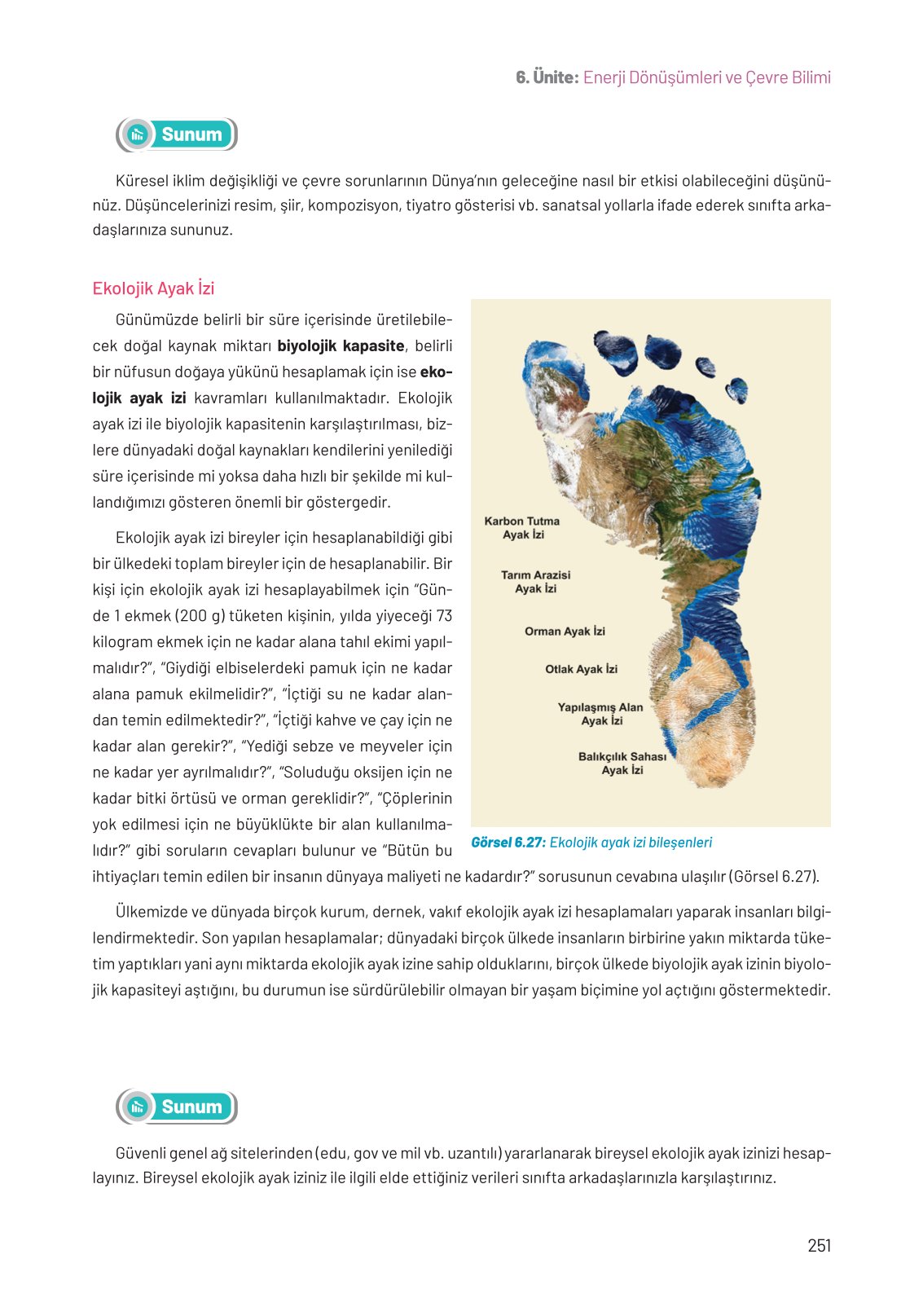 8. Sınıf Fen Bilimleri Ders Kitabı Hecce Yayınları Sayfa 251 Cevapları