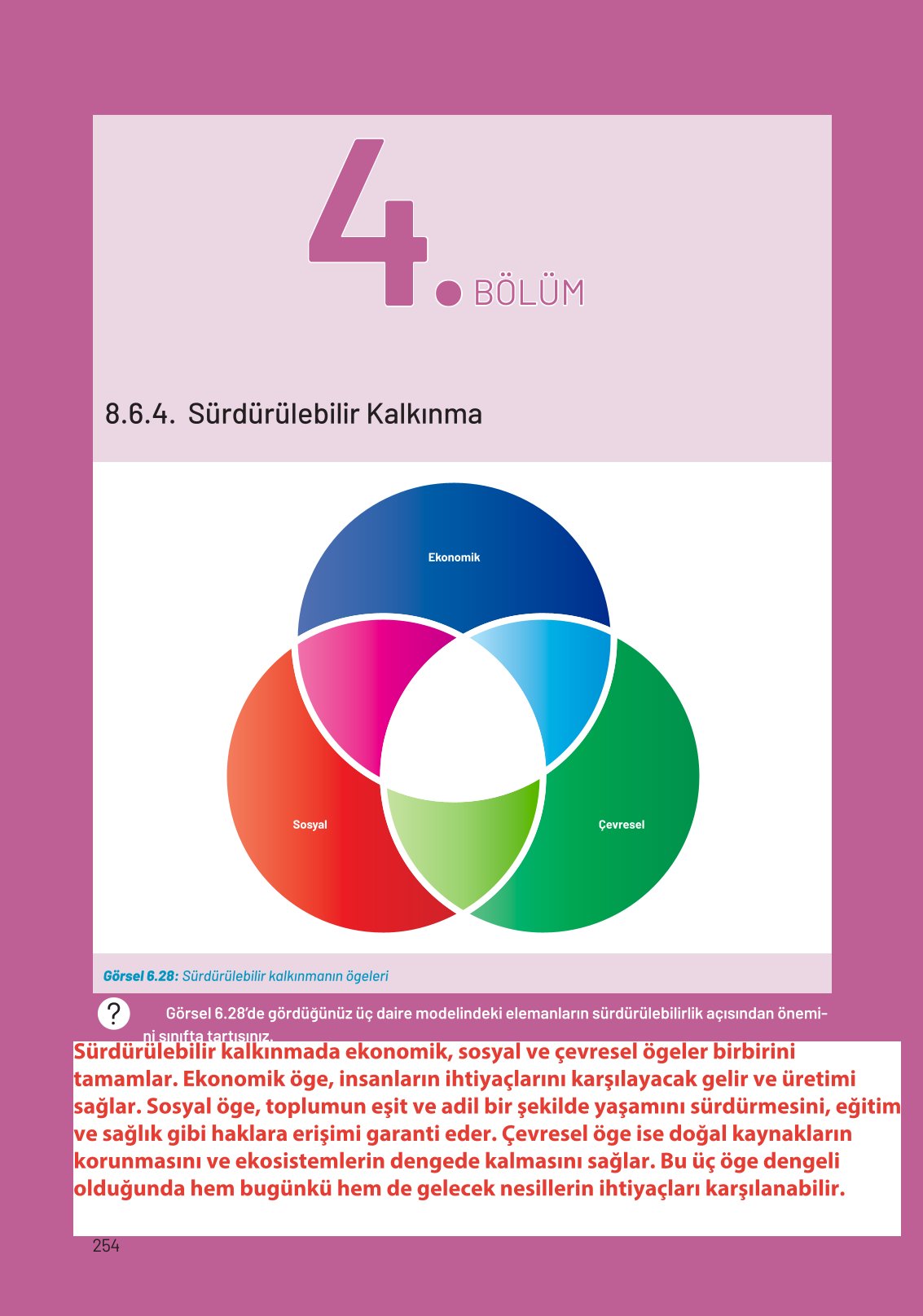 8. Sınıf Fen Bilimleri Ders Kitabı Hecce Yayınları Sayfa 254 Cevapları
