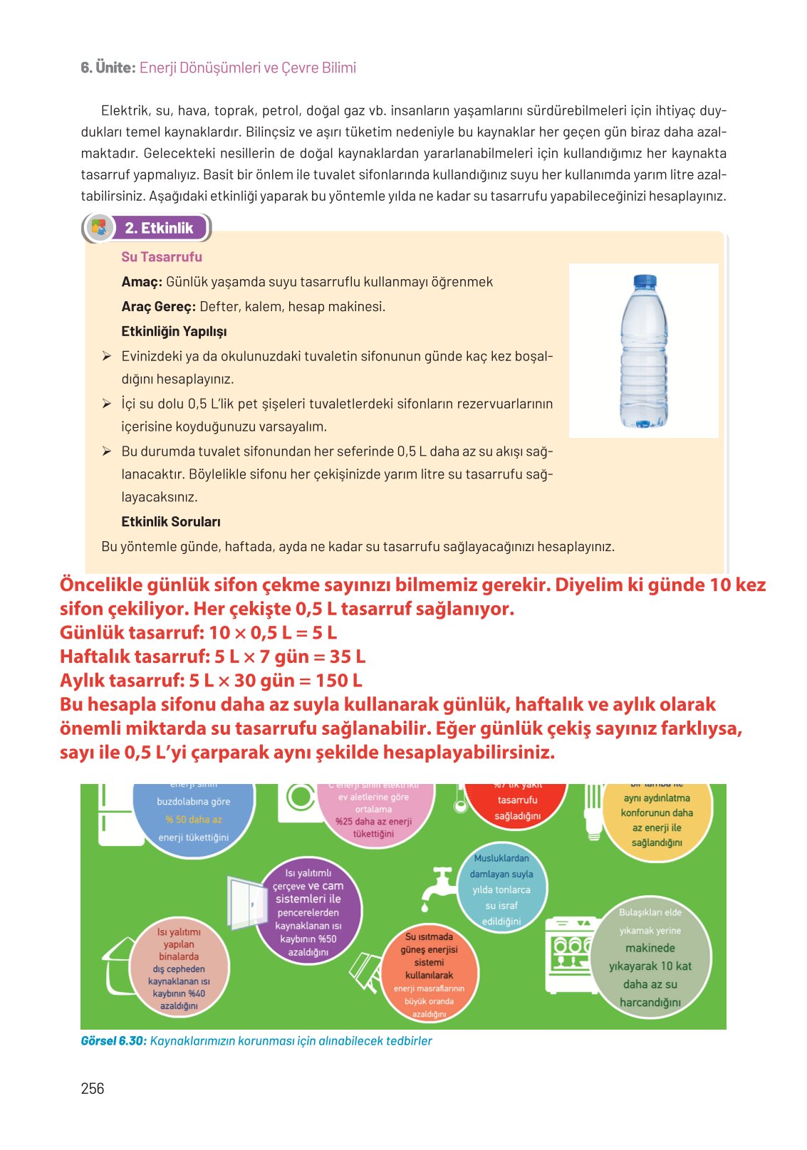 8. Sınıf Fen Bilimleri Ders Kitabı Hecce Yayınları Sayfa 256 Cevapları