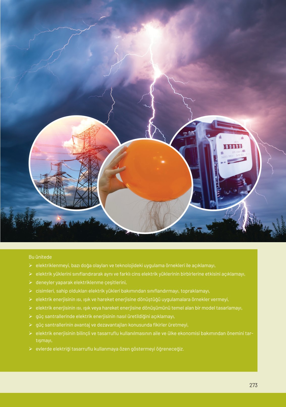 8. Sınıf Fen Bilimleri Ders Kitabı Hecce Yayınları Sayfa 273 Cevapları
