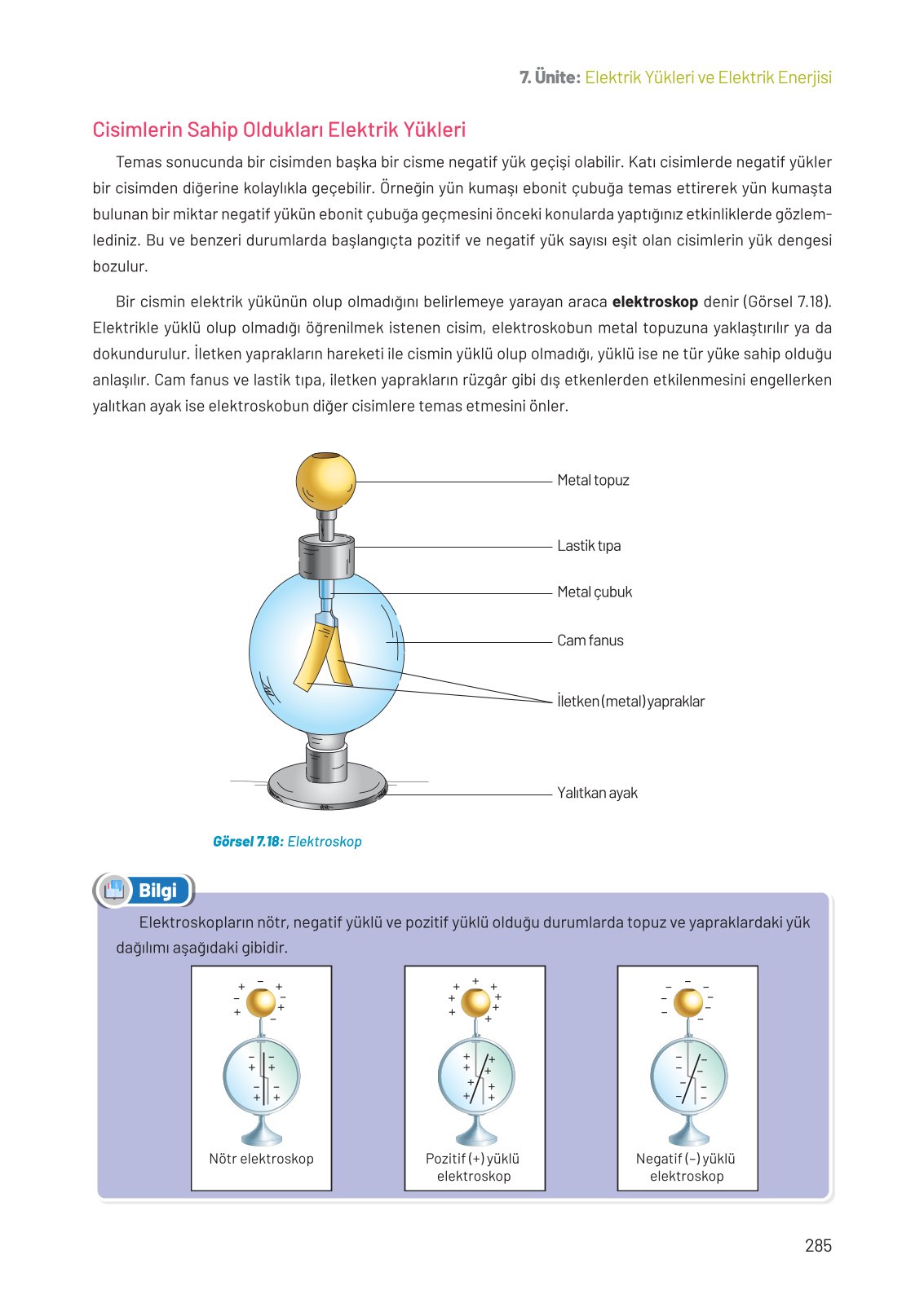 8. Sınıf Fen Bilimleri Ders Kitabı Hecce Yayınları Sayfa 285 Cevapları