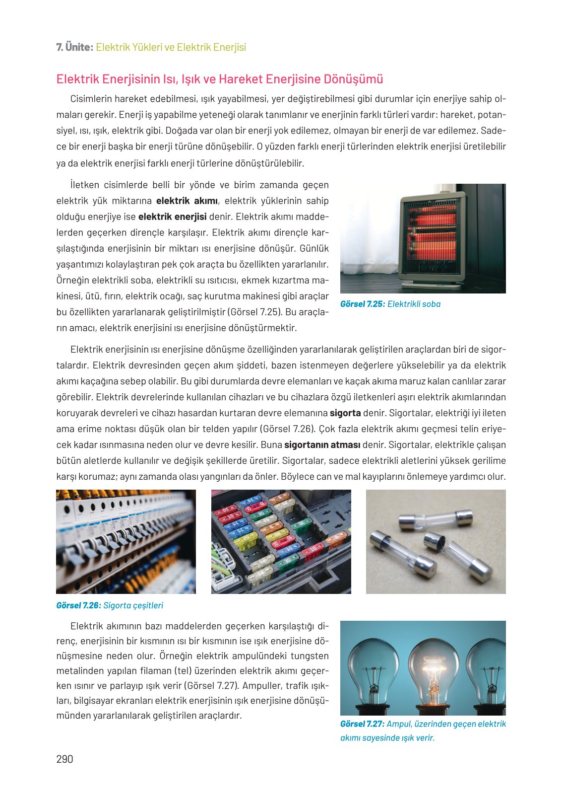 8. Sınıf Fen Bilimleri Ders Kitabı Hecce Yayınları Sayfa 290 Cevapları