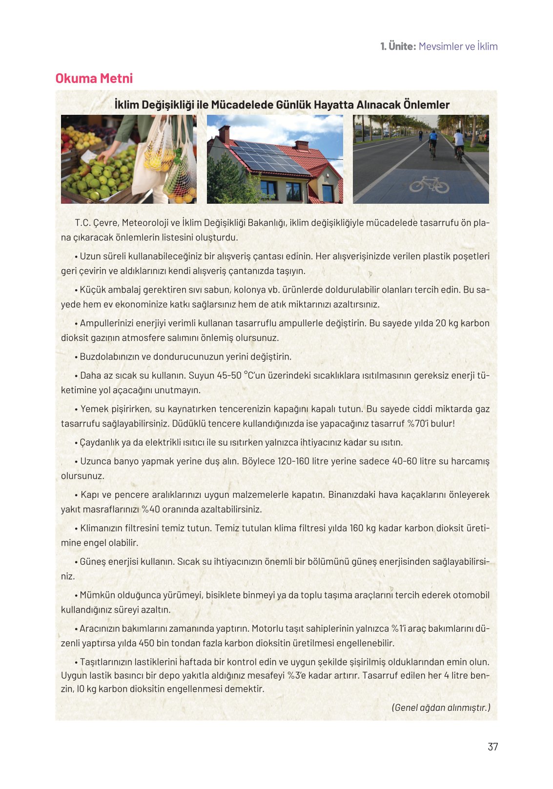 8. Sınıf Fen Bilimleri Ders Kitabı Hecce Yayınları Sayfa 37 Cevapları