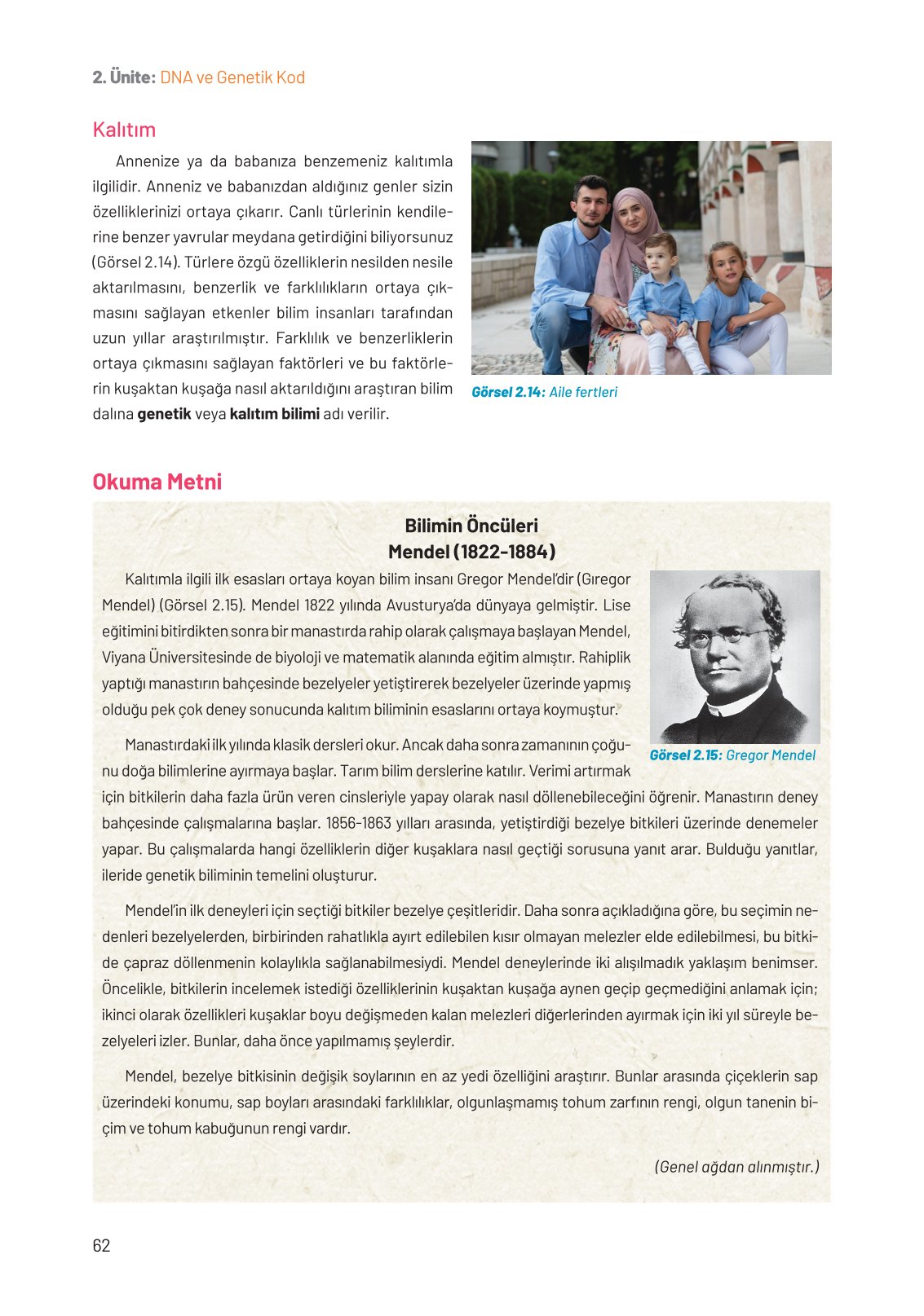 8. Sınıf Fen Bilimleri Ders Kitabı Hecce Yayınları Sayfa 62 Cevapları