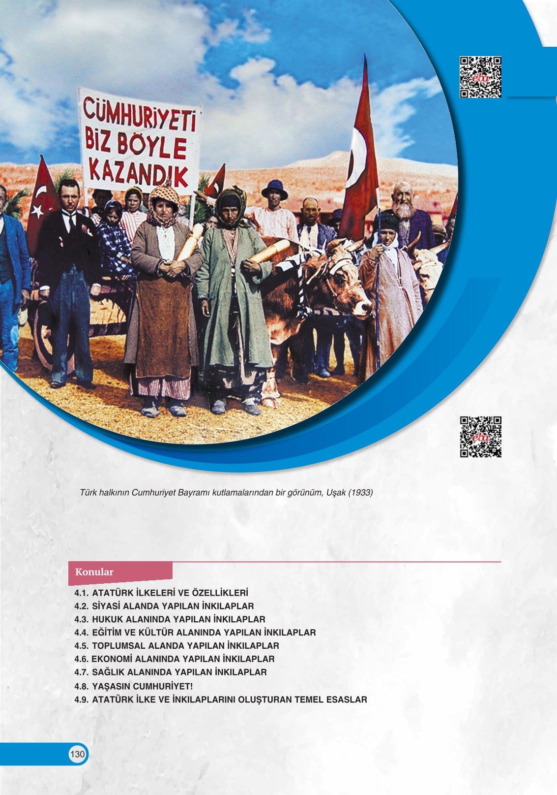 8. Sınıf İnkılap Tarihi Ve Atatürkçülük Ders Kitabı Ders Destek Yayınları Sayfa 130 Cevapları