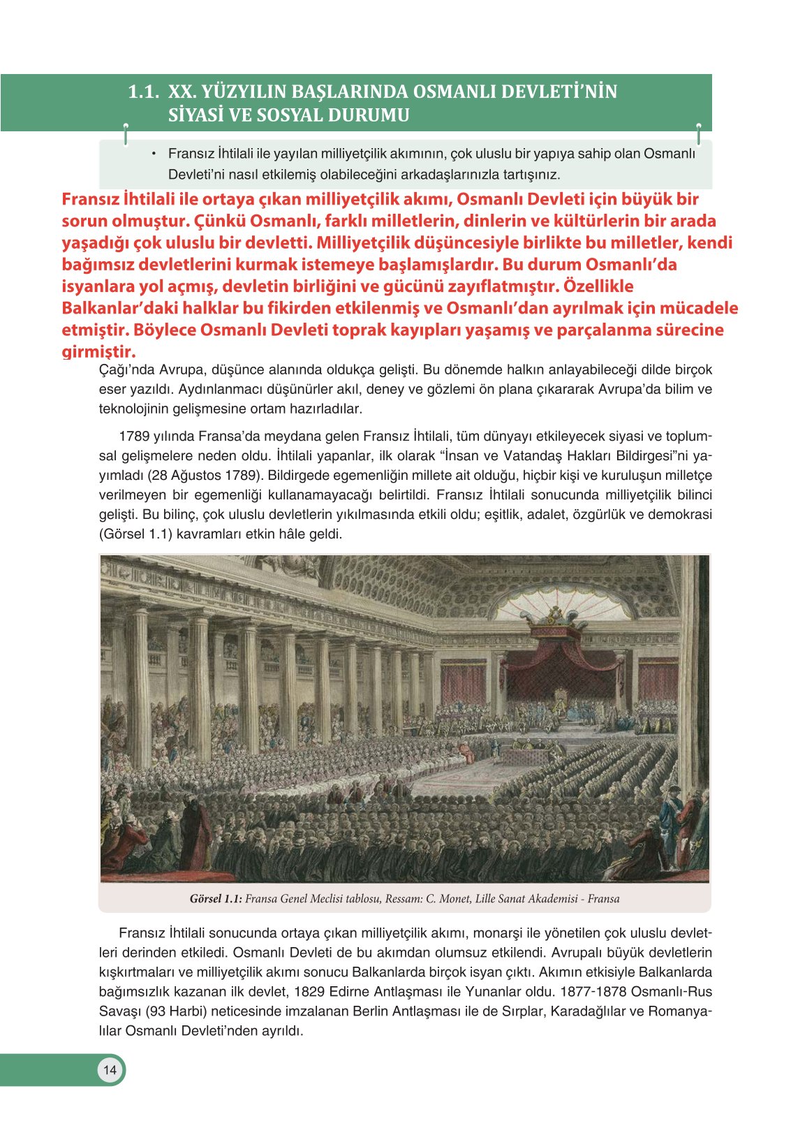 8. Sınıf İnkılap Tarihi Ve Atatürkçülük Ders Kitabı Ders Destek Yayınları Sayfa 14 Cevapları 8. Sınıf İnkılap Tarihi Ve Atatürkçülük Ders Kitabı Ders Destek Yayınları Sayfa 14 Cevapları