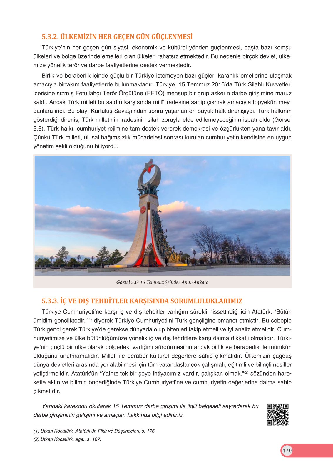 8. Sınıf İnkılap Tarihi Ve Atatürkçülük Ders Kitabı Ders Destek Yayınları Sayfa 179 Cevapları