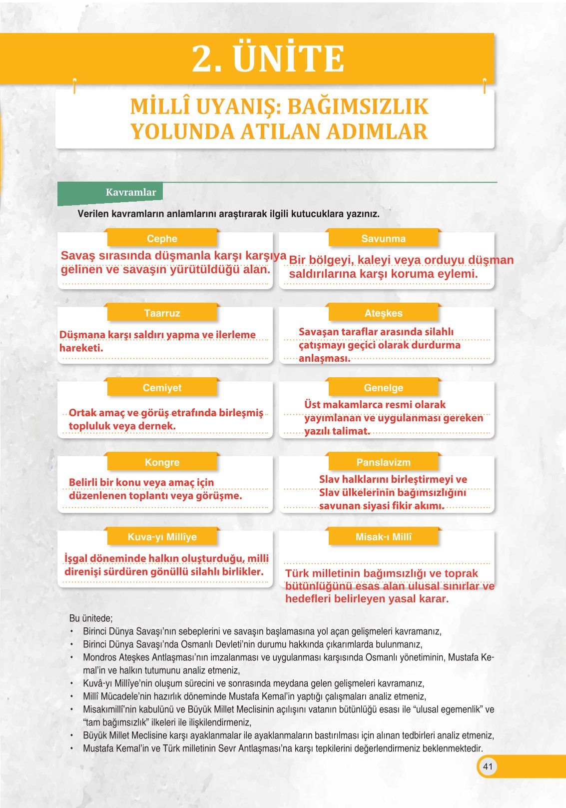 8. Sınıf İnkılap Tarihi Ve Atatürkçülük Ders Kitabı Ders Destek Yayınları Sayfa 41 Cevapları 8. Sınıf İnkılap Tarihi Ve Atatürkçülük Ders Kitabı Ders Destek Yayınları Sayfa 41 Cevapları