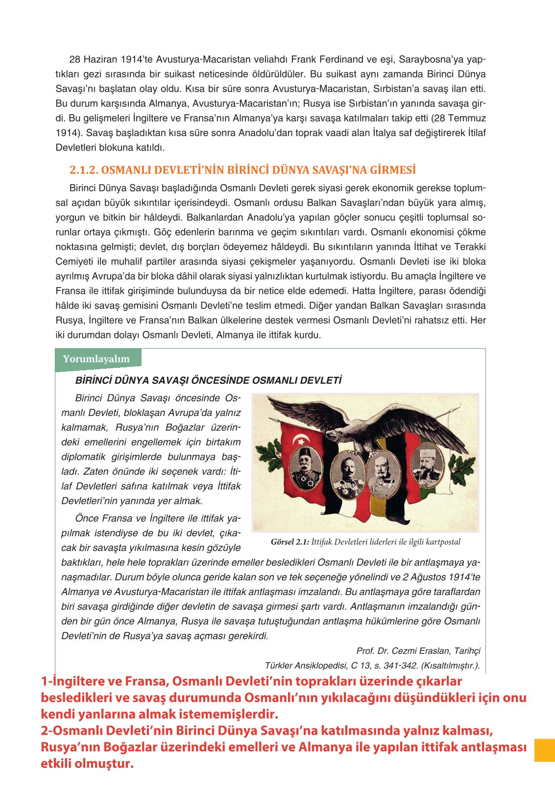8. Sınıf İnkılap Tarihi Ve Atatürkçülük Ders Kitabı Ders Destek Yayınları Sayfa 43 Cevapları