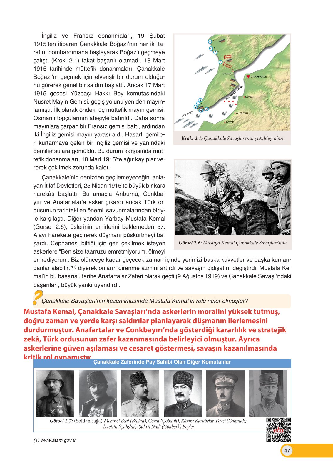 8. Sınıf İnkılap Tarihi Ve Atatürkçülük Ders Kitabı Ders Destek Yayınları Sayfa 47 Cevapları 8. Sınıf İnkılap Tarihi Ve Atatürkçülük Ders Kitabı Ders Destek Yayınları Sayfa 47 Cevapları