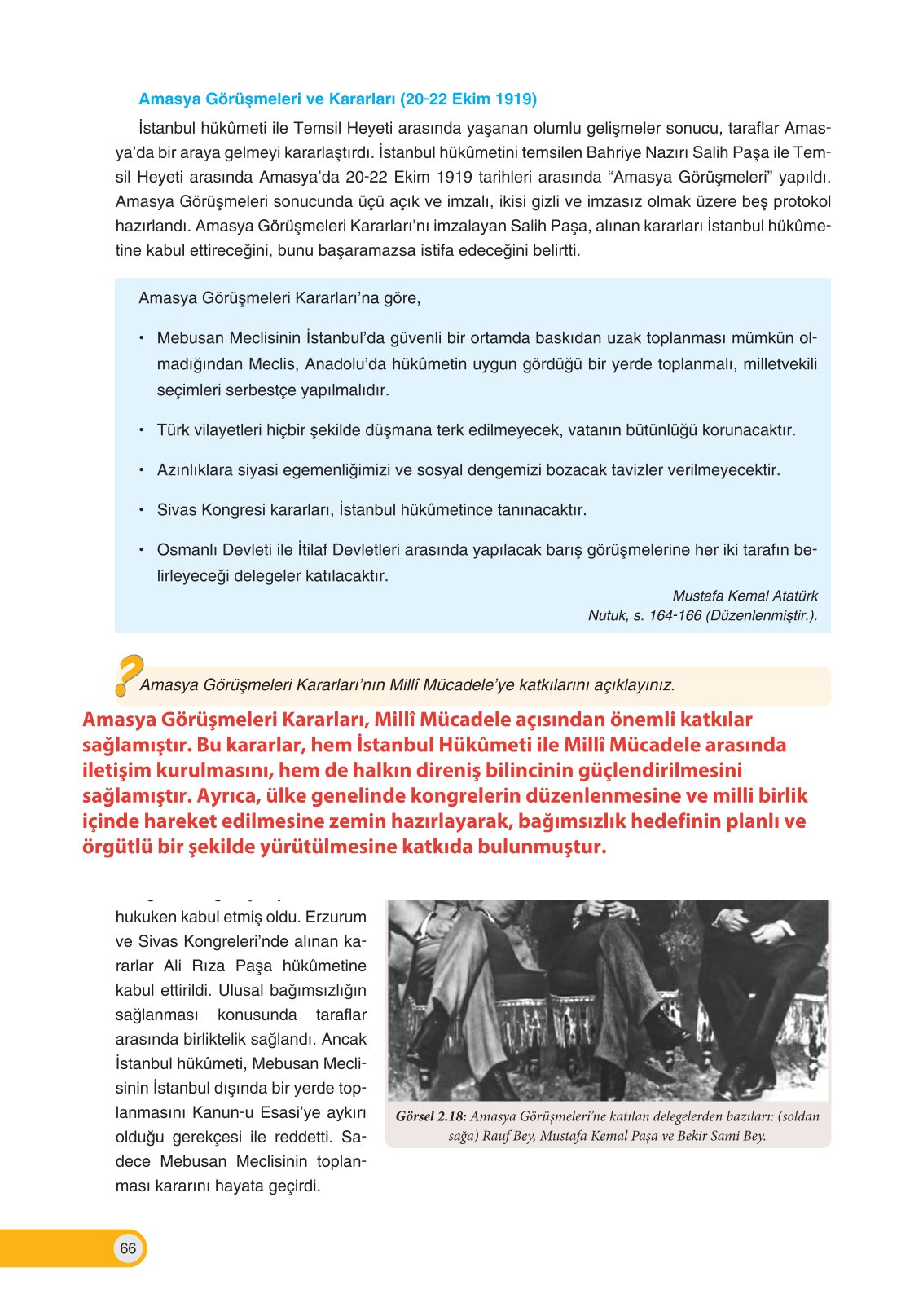 8. Sınıf İnkılap Tarihi Ve Atatürkçülük Ders Kitabı Ders Destek Yayınları Sayfa 66 Cevapları 8. Sınıf İnkılap Tarihi Ve Atatürkçülük Ders Kitabı Ders Destek Yayınları Sayfa 66 Cevapları