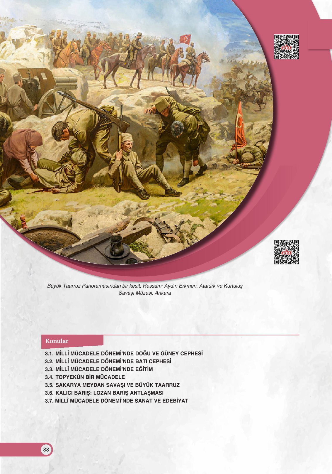 8. Sınıf İnkılap Tarihi Ve Atatürkçülük Ders Kitabı Ders Destek Yayınları Sayfa 88 Cevapları