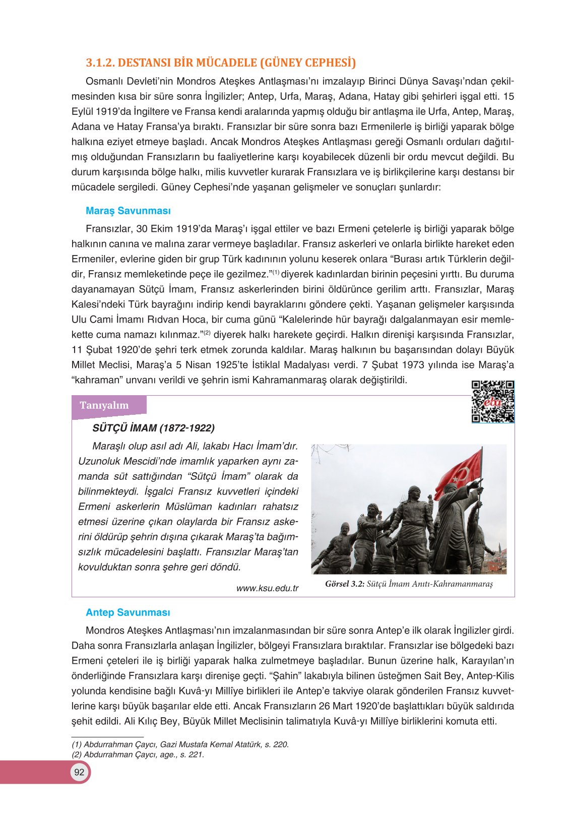 8. Sınıf İnkılap Tarihi Ve Atatürkçülük Ders Kitabı Ders Destek Yayınları Sayfa 92 Cevapları 8. Sınıf İnkılap Tarihi Ve Atatürkçülük Ders Kitabı Ders Destek Yayınları Sayfa 92 Cevapları