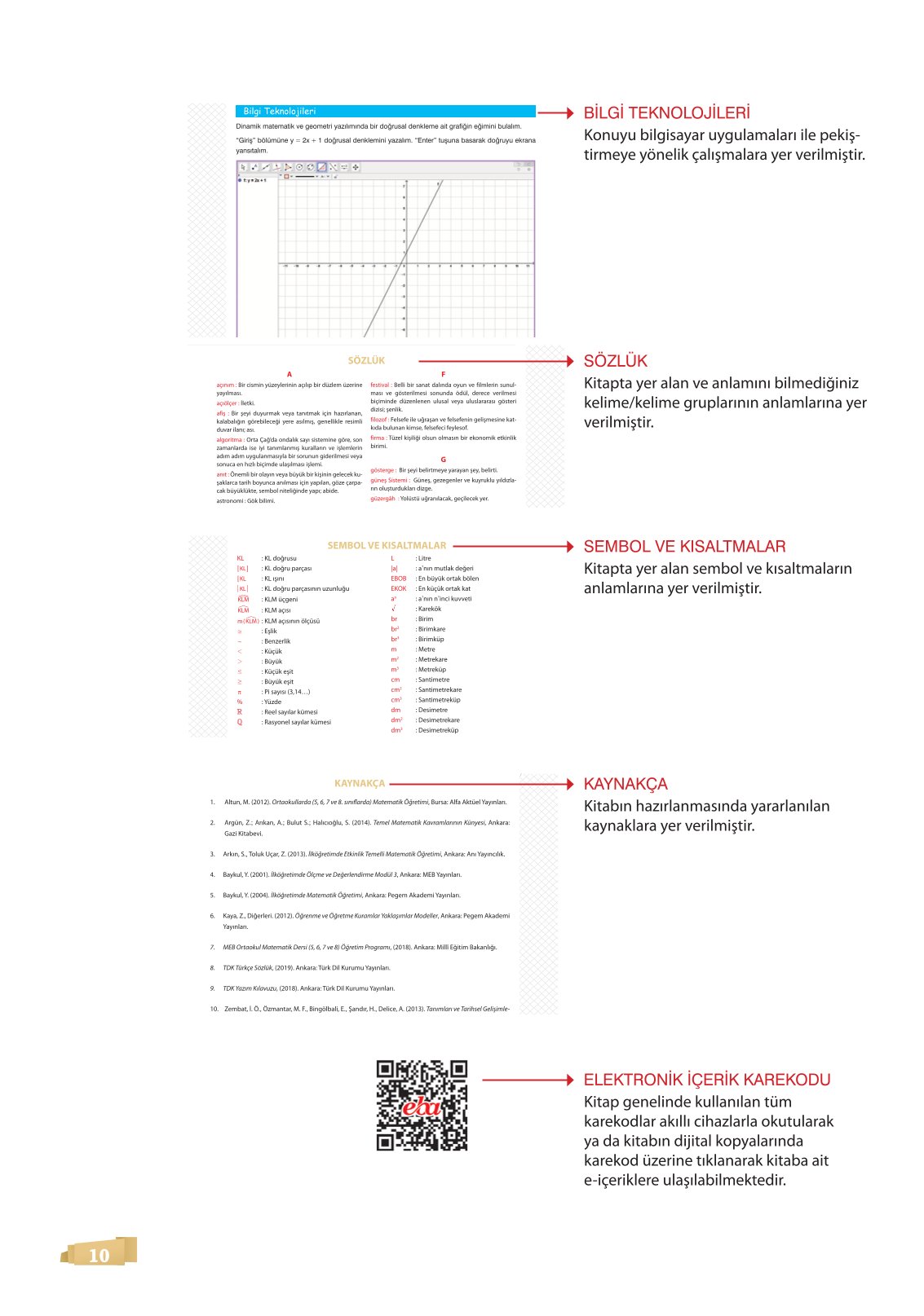 8. Sınıf Matematik Ders Kitabı Sonuç Yayınları Sayfa 10 Cevapları