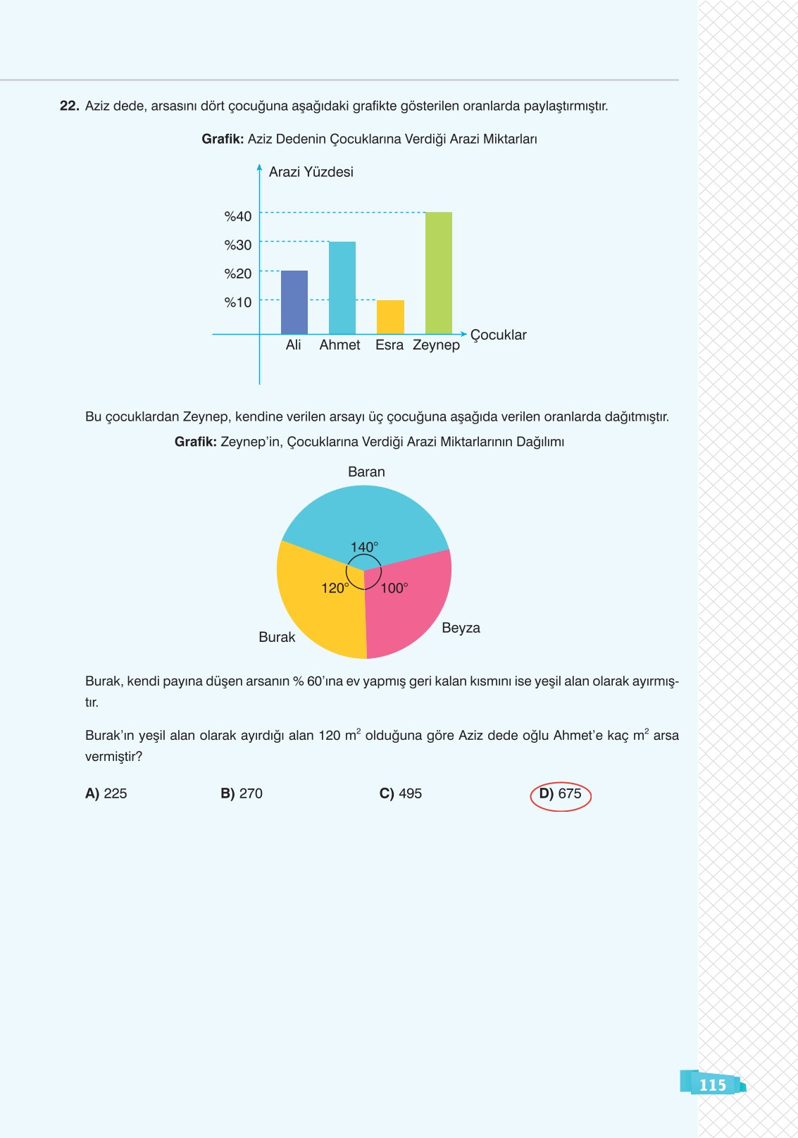 8. Sınıf Matematik Ders Kitabı Sonuç Yayınları Sayfa 115 Cevapları