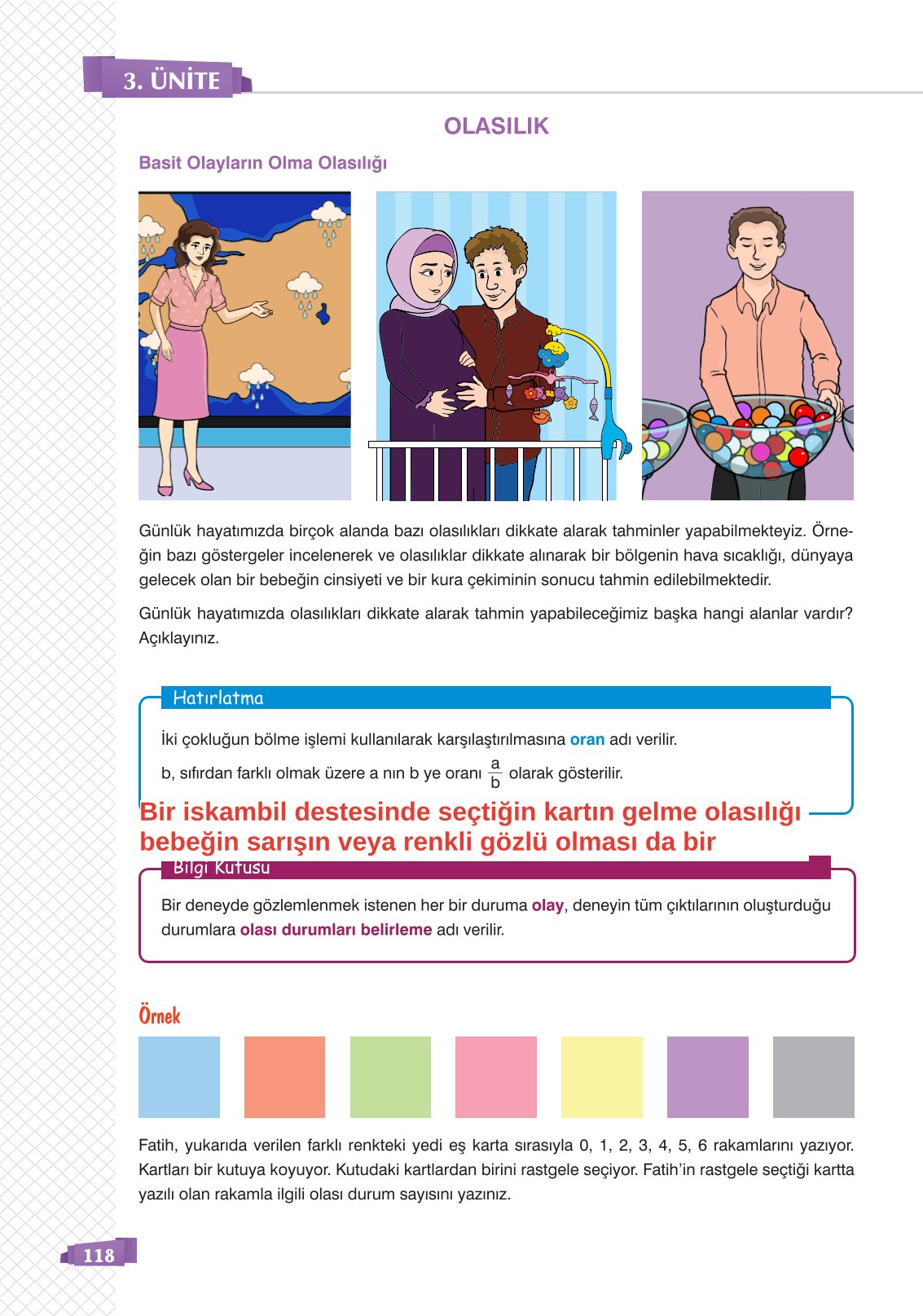 8. Sınıf Matematik Ders Kitabı Sonuç Yayınları Sayfa 118 Cevapları