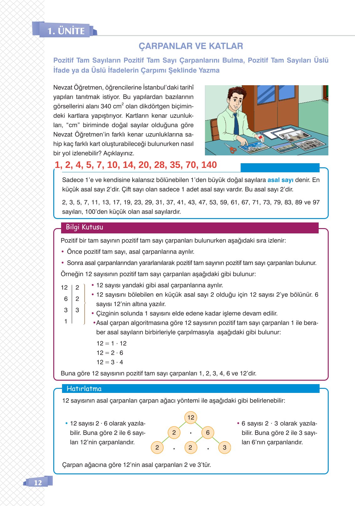 8. Sınıf Matematik Ders Kitabı Sonuç Yayınları Sayfa 12 Cevapları