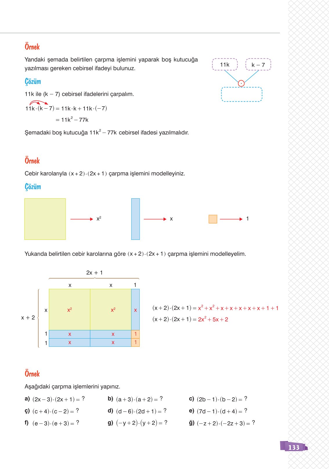 8. Sınıf Matematik Ders Kitabı Sonuç Yayınları Sayfa 133 Cevapları 8. Sınıf Matematik Ders Kitabı Sonuç Yayınları Sayfa 133 Cevapları