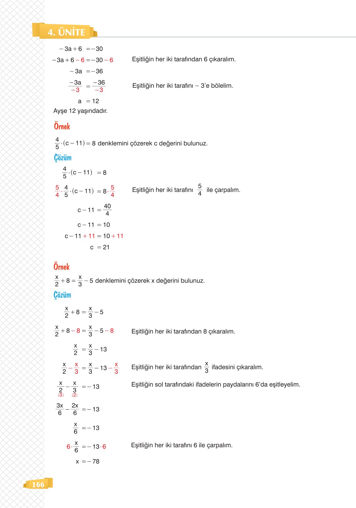 8. Sınıf Matematik Ders Kitabı Sonuç Yayınları Sayfa 166 Cevapları 8. Sınıf Matematik Ders Kitabı Sonuç Yayınları Sayfa 166 Cevapları