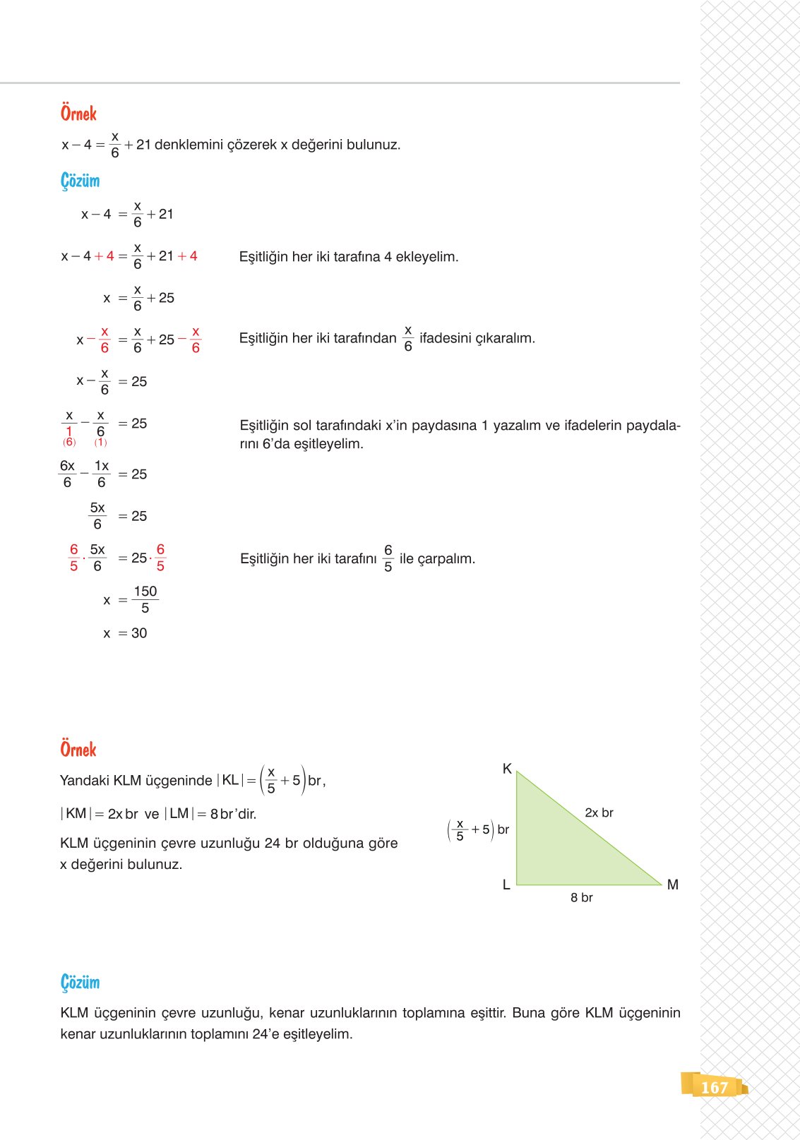 8. Sınıf Matematik Ders Kitabı Sonuç Yayınları Sayfa 167 Cevapları 8. Sınıf Matematik Ders Kitabı Sonuç Yayınları Sayfa 167 Cevapları