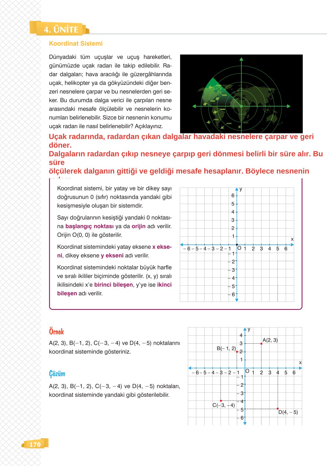 8. Sınıf Matematik Ders Kitabı Sonuç Yayınları Sayfa 170 Cevapları