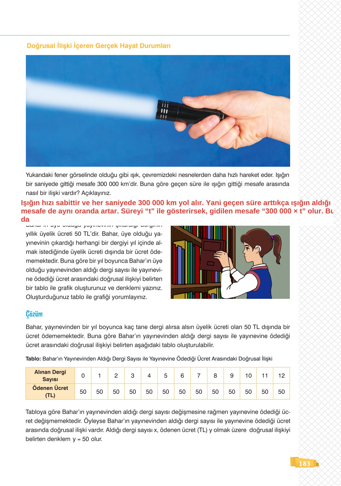 8. Sınıf Matematik Ders Kitabı Sonuç Yayınları Sayfa 183 Cevapları