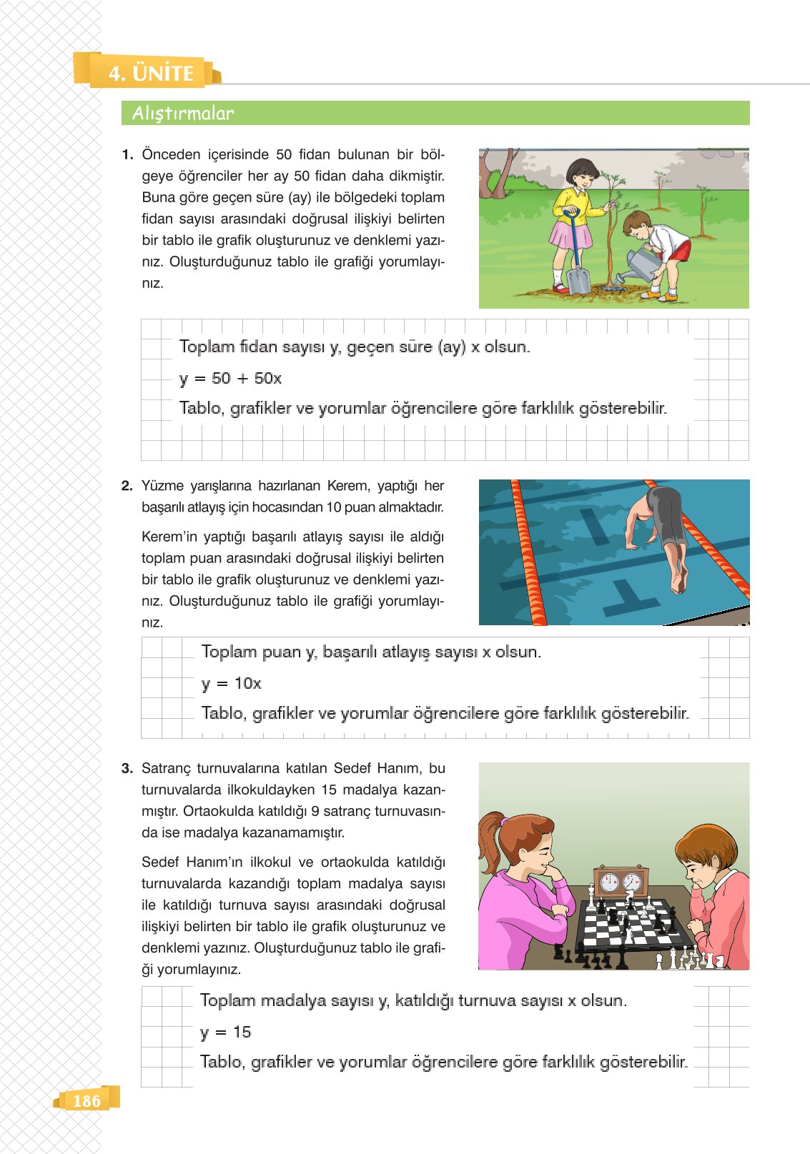 8. Sınıf Matematik Ders Kitabı Sonuç Yayınları Sayfa 186 Cevapları 8. Sınıf Matematik Ders Kitabı Sonuç Yayınları Sayfa 186 Cevapları