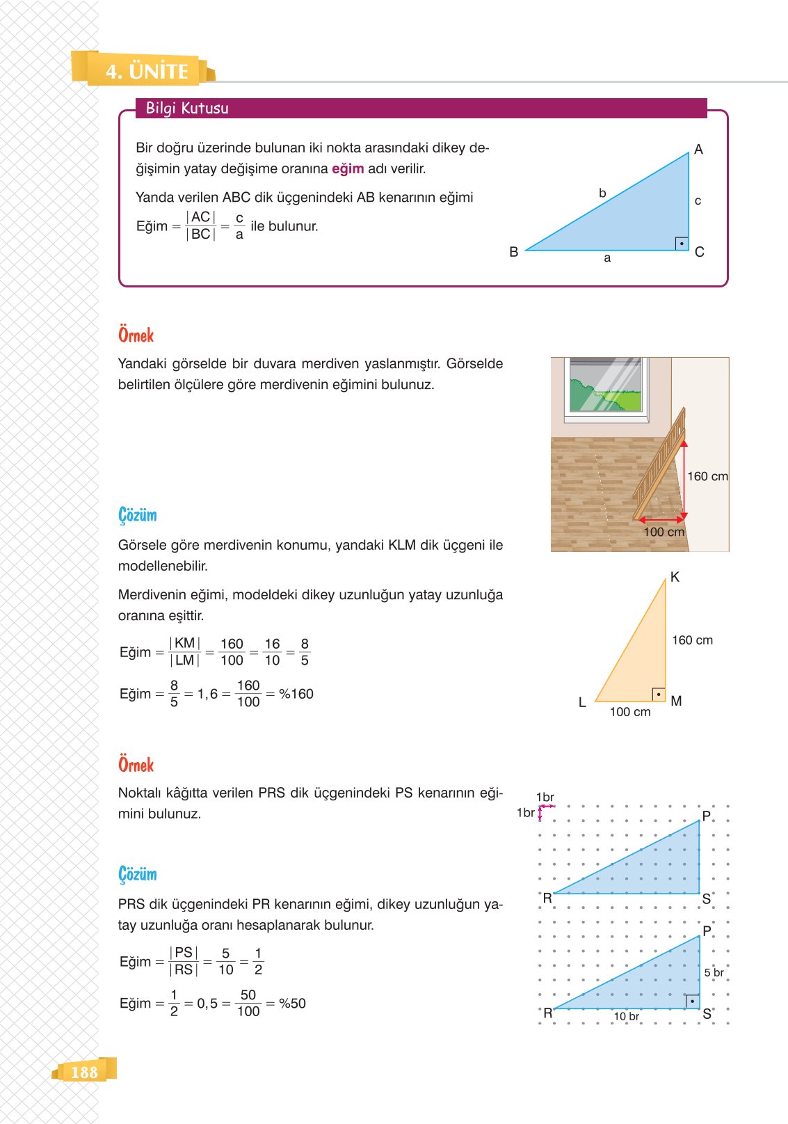 8. Sınıf Matematik Ders Kitabı Sonuç Yayınları Sayfa 188 Cevapları