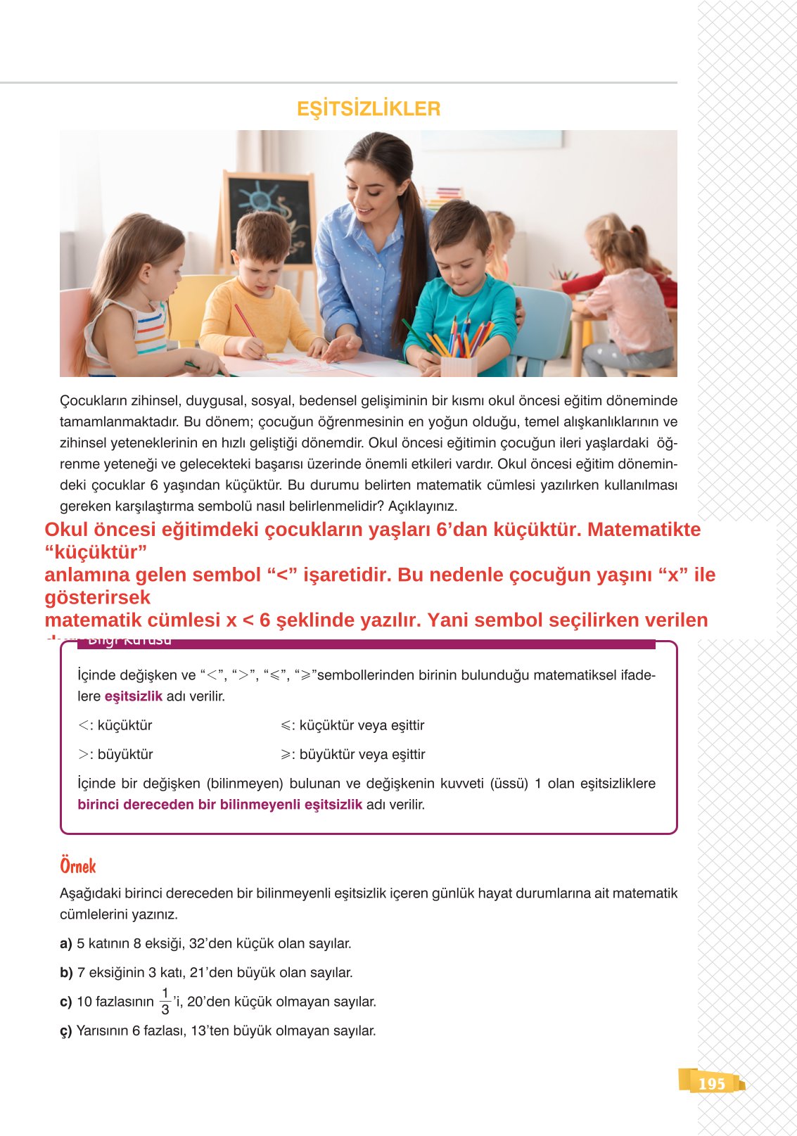 8. Sınıf Matematik Ders Kitabı Sonuç Yayınları Sayfa 195 Cevapları 8. Sınıf Matematik Ders Kitabı Sonuç Yayınları Sayfa 195 Cevapları