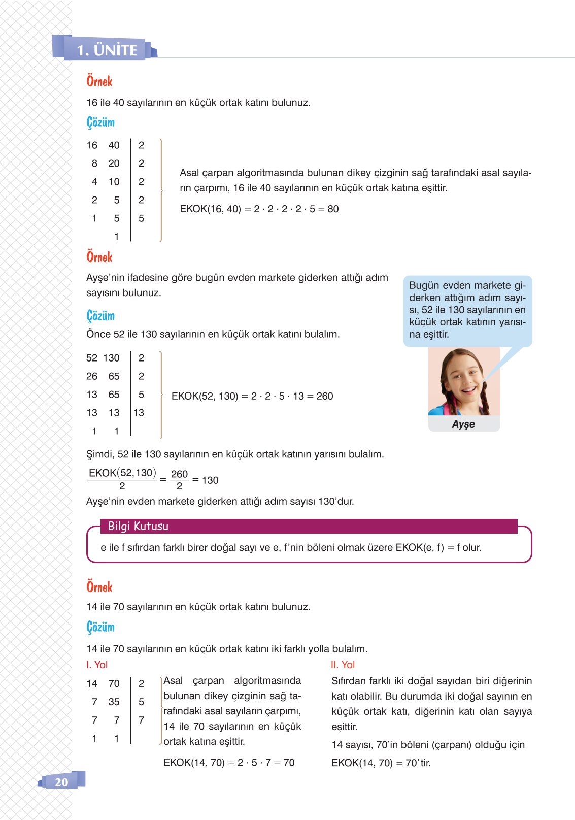 8. Sınıf Matematik Ders Kitabı Sonuç Yayınları Sayfa 20 Cevapları