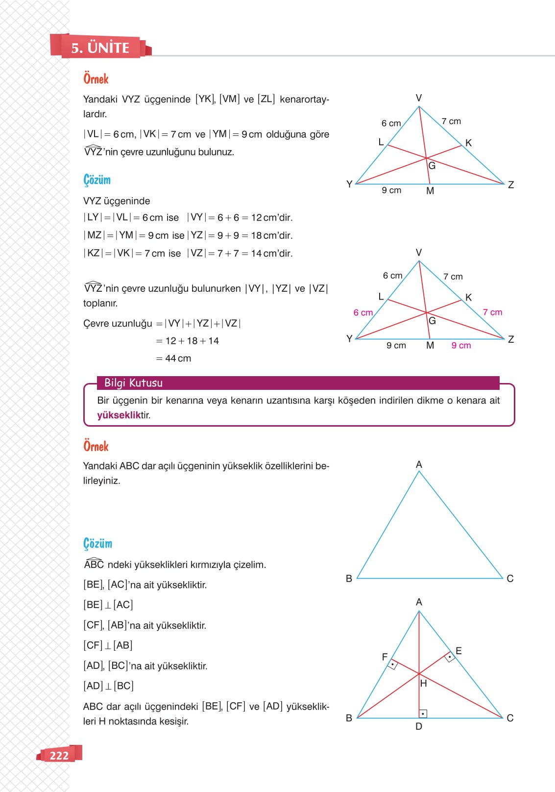 8. Sınıf Matematik Ders Kitabı Sonuç Yayınları Sayfa 222 Cevapları