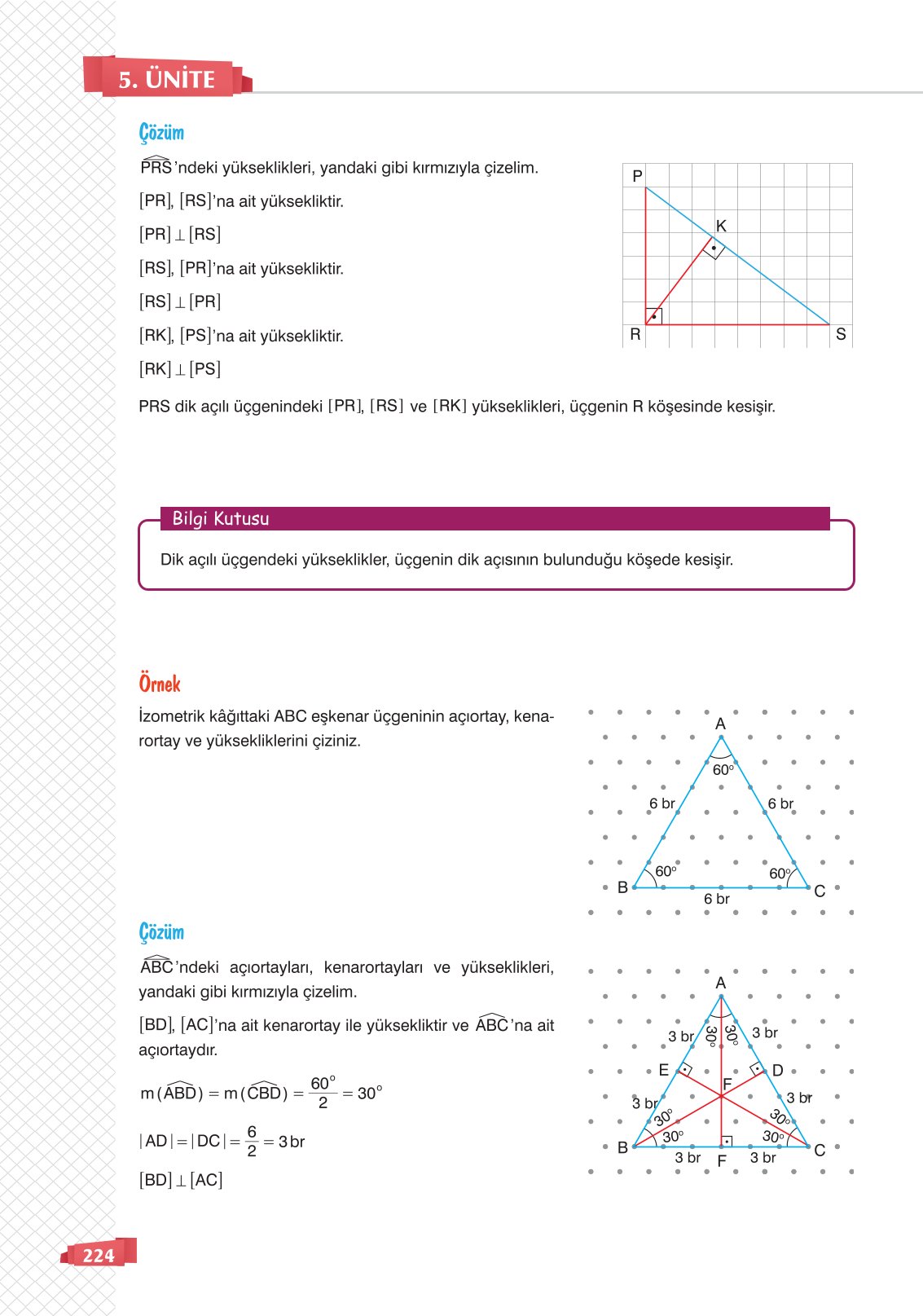 8. Sınıf Matematik Ders Kitabı Sonuç Yayınları Sayfa 224 Cevapları