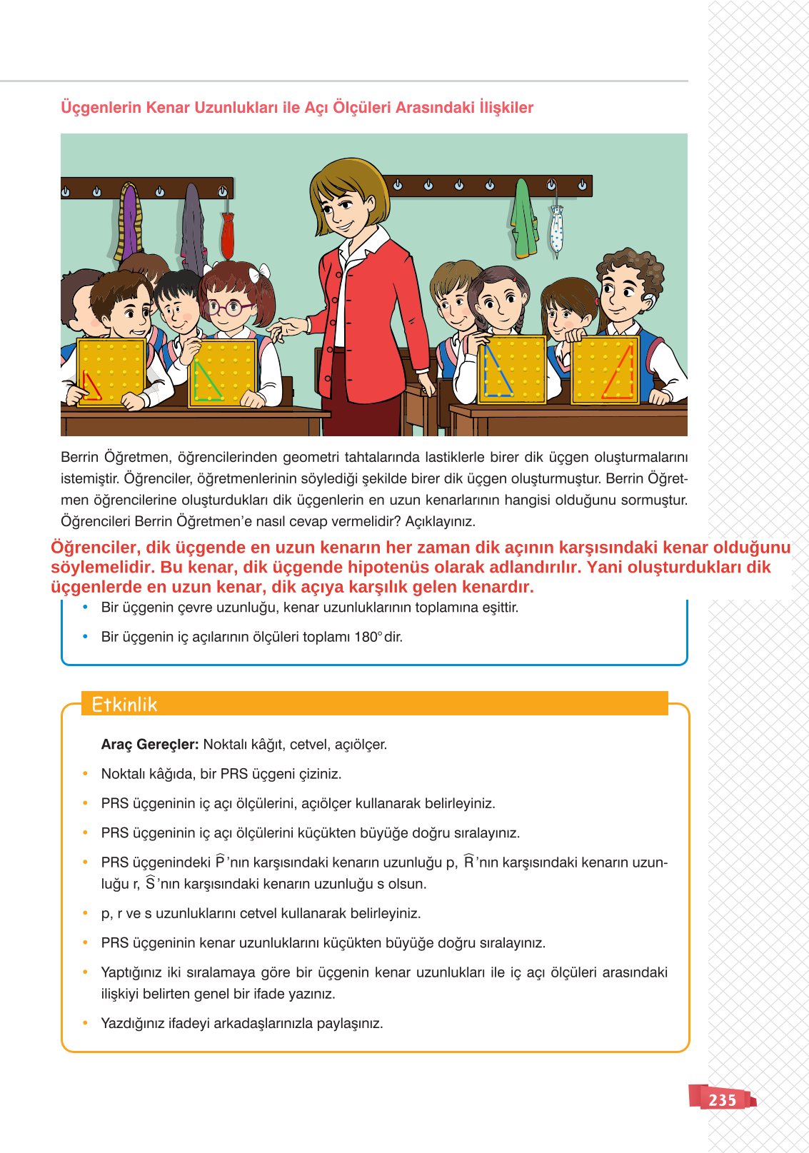 8. Sınıf Matematik Ders Kitabı Sonuç Yayınları Sayfa 235 Cevapları