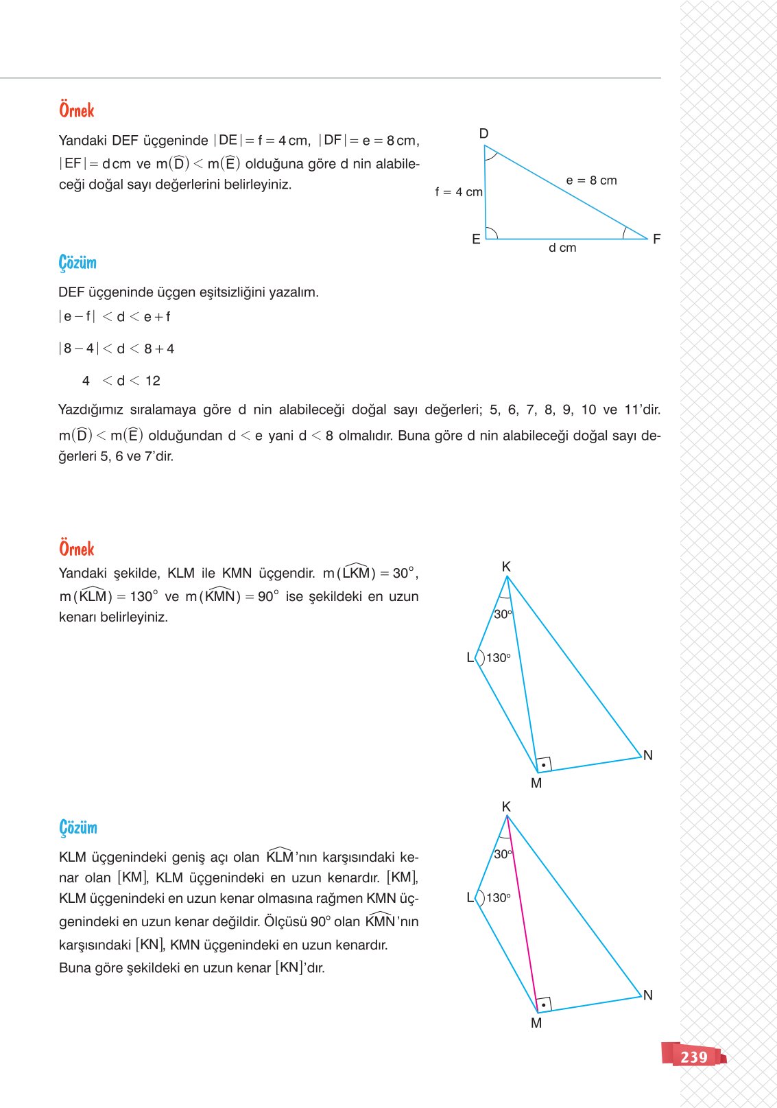 8. Sınıf Matematik Ders Kitabı Sonuç Yayınları Sayfa 239 Cevapları 8. Sınıf Matematik Ders Kitabı Sonuç Yayınları Sayfa 239 Cevapları