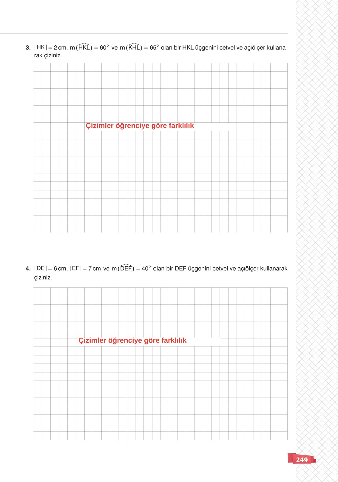 8. Sınıf Matematik Ders Kitabı Sonuç Yayınları Sayfa 249 Cevapları 8. Sınıf Matematik Ders Kitabı Sonuç Yayınları Sayfa 249 Cevapları