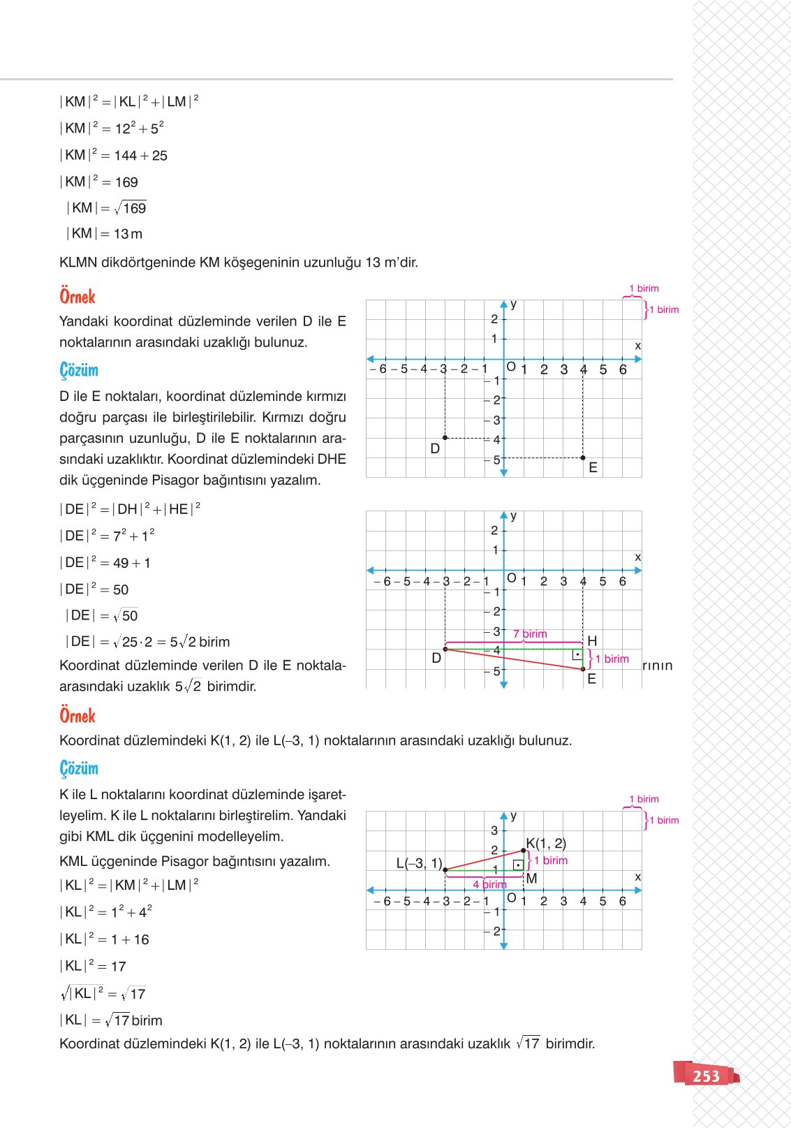 8. Sınıf Matematik Ders Kitabı Sonuç Yayınları Sayfa 253 Cevapları