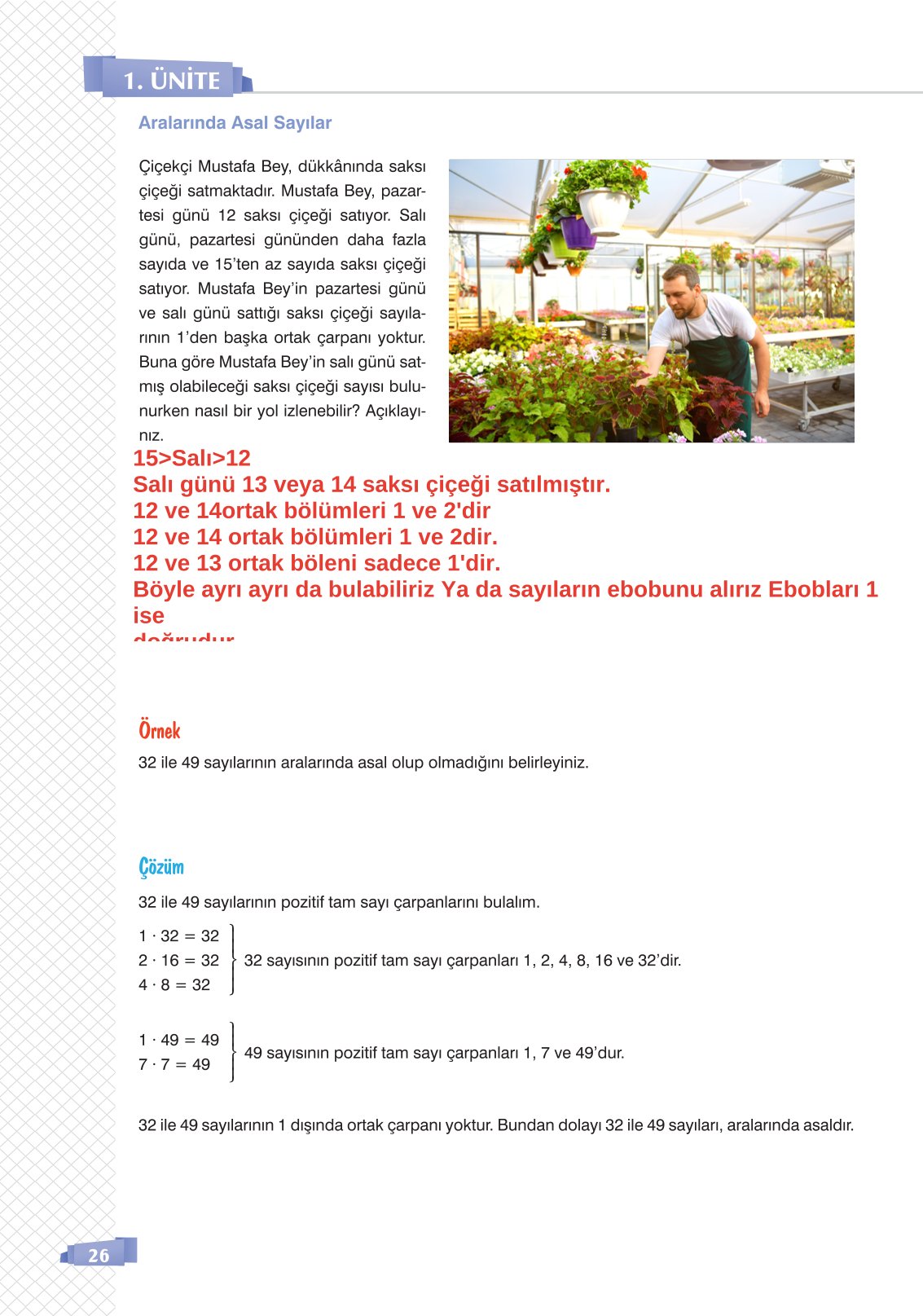 8. Sınıf Matematik Ders Kitabı Sonuç Yayınları Sayfa 26 Cevapları