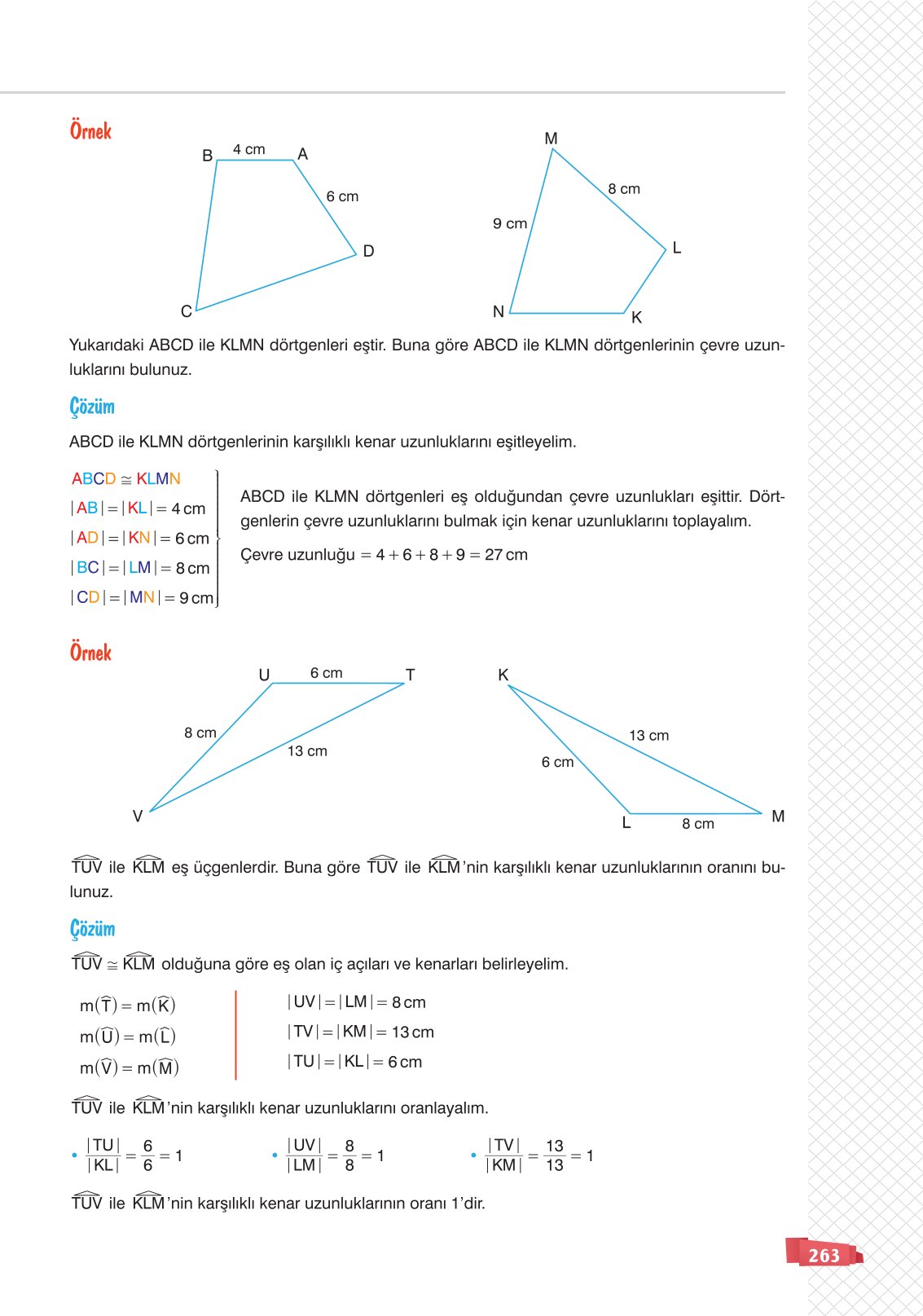 8. Sınıf Matematik Ders Kitabı Sonuç Yayınları Sayfa 263 Cevapları