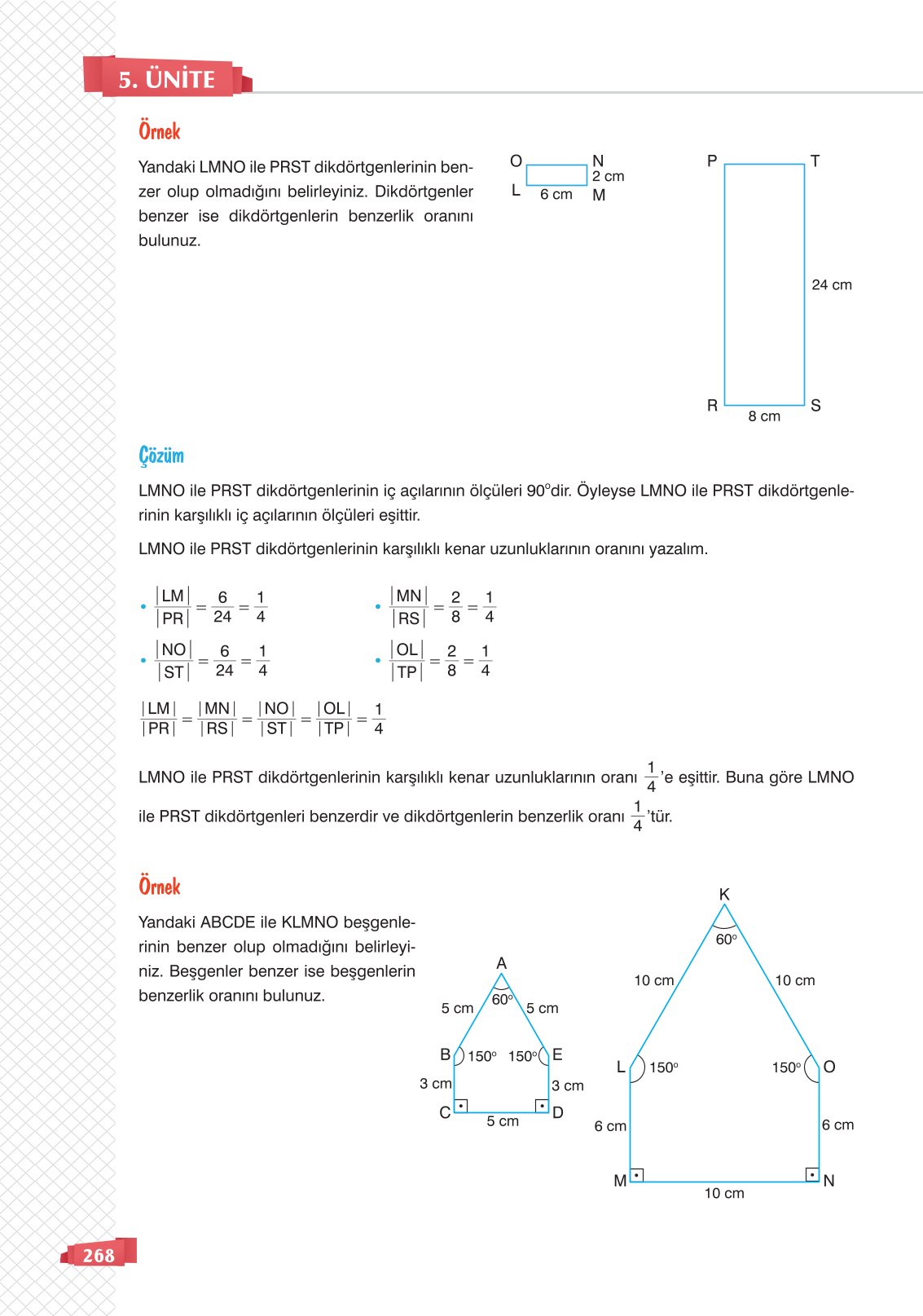 8. Sınıf Matematik Ders Kitabı Sonuç Yayınları Sayfa 268 Cevapları