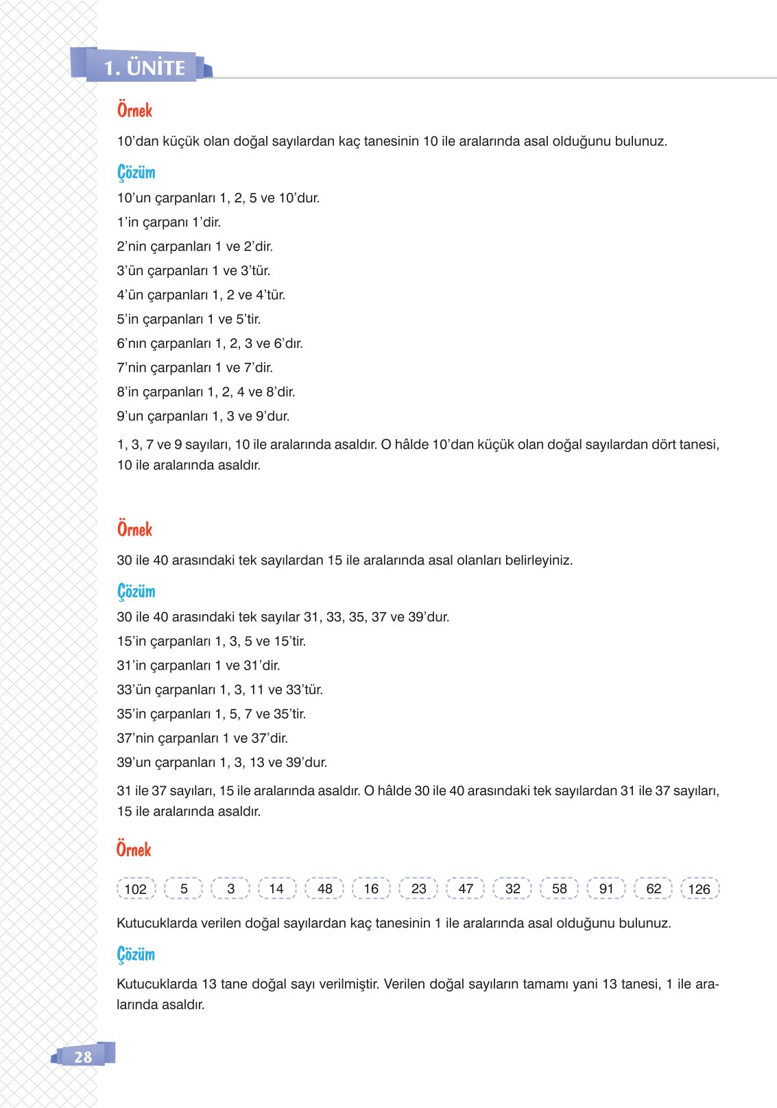 8. Sınıf Matematik Ders Kitabı Sonuç Yayınları Sayfa 28 Cevapları