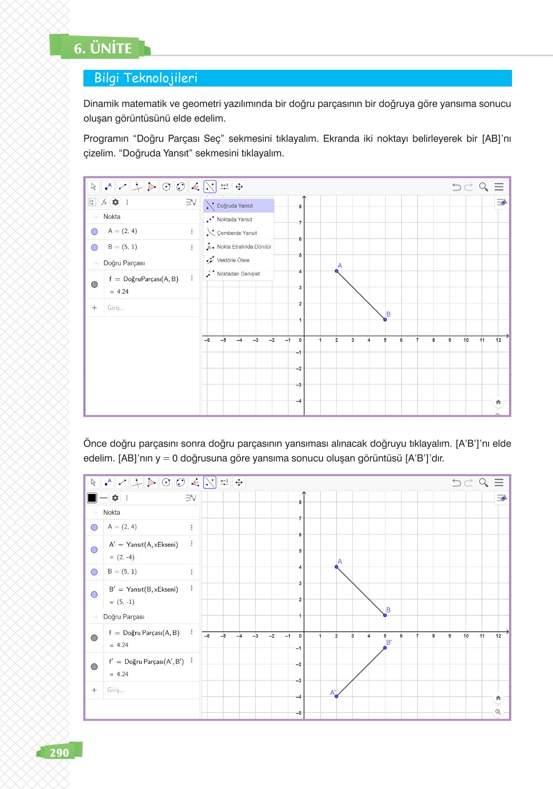 8. Sınıf Matematik Ders Kitabı Sonuç Yayınları Sayfa 290 Cevapları