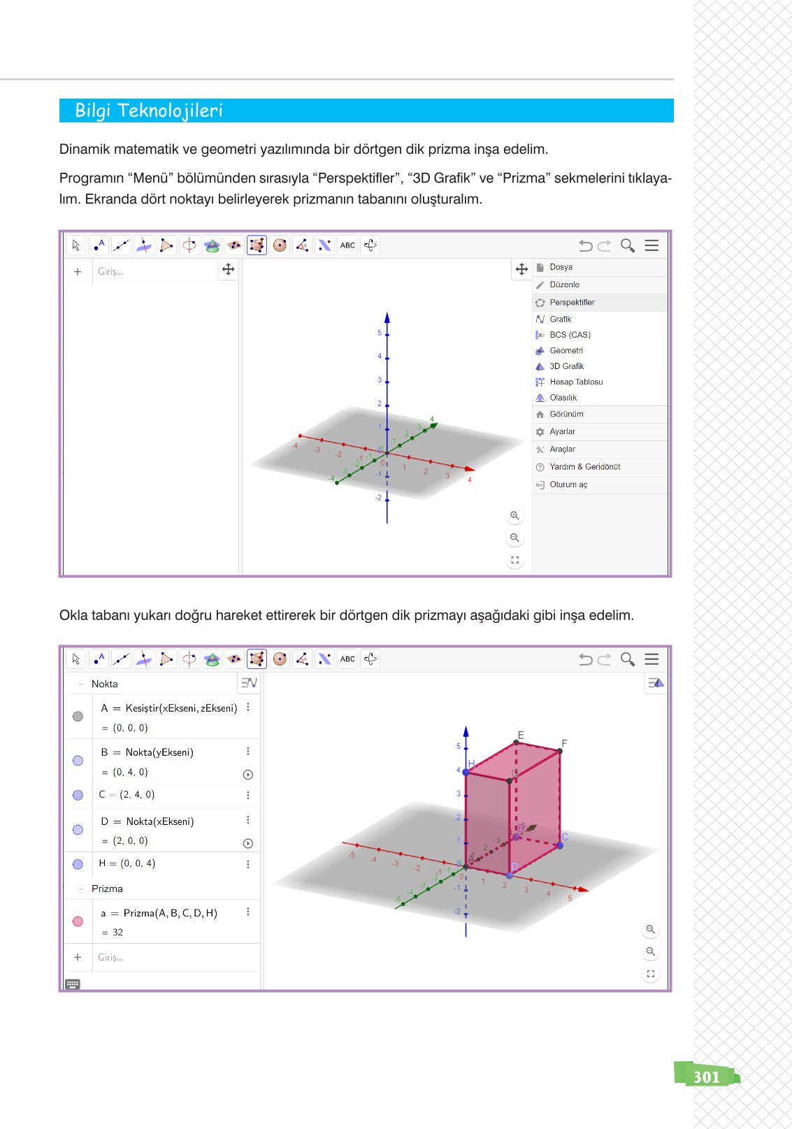 8. Sınıf Matematik Ders Kitabı Sonuç Yayınları Sayfa 301 Cevapları