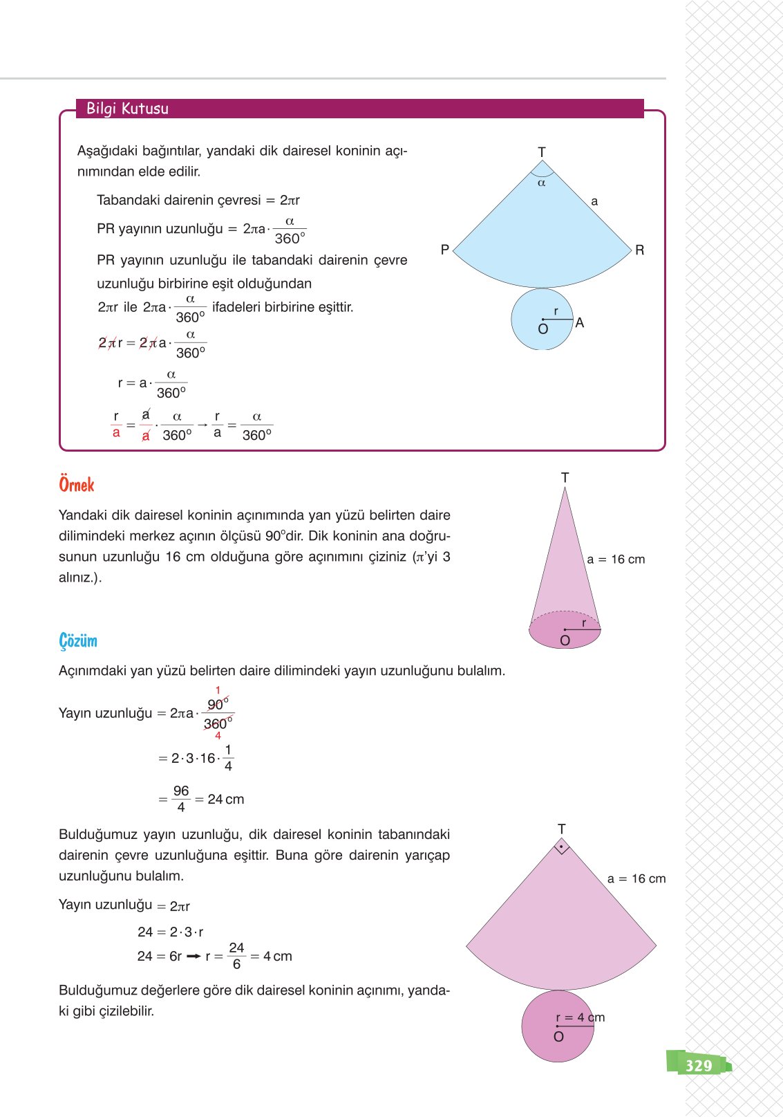 8. Sınıf Matematik Ders Kitabı Sonuç Yayınları Sayfa 329 Cevapları