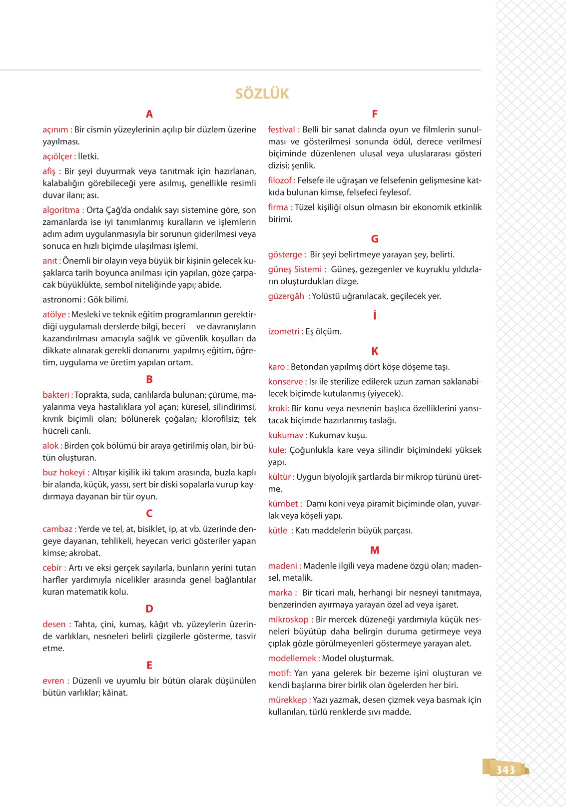 8. Sınıf Matematik Ders Kitabı Sonuç Yayınları Sayfa 343 Cevapları