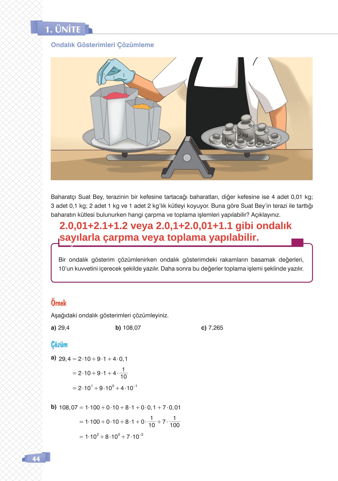 8. Sınıf Matematik Ders Kitabı Sonuç Yayınları Sayfa 44 Cevapları 8. Sınıf Matematik Ders Kitabı Sonuç Yayınları Sayfa 44 Cevapları