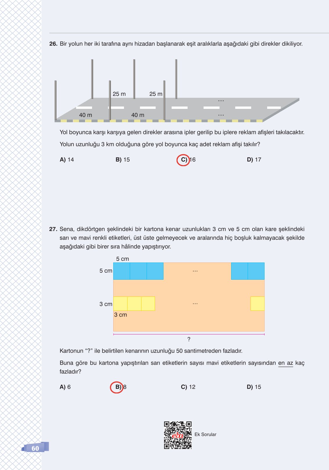 8. Sınıf Matematik Ders Kitabı Sonuç Yayınları Sayfa 60 Cevapları