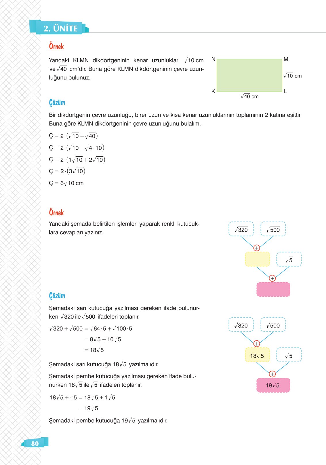 8. Sınıf Matematik Ders Kitabı Sonuç Yayınları Sayfa 80 Cevapları