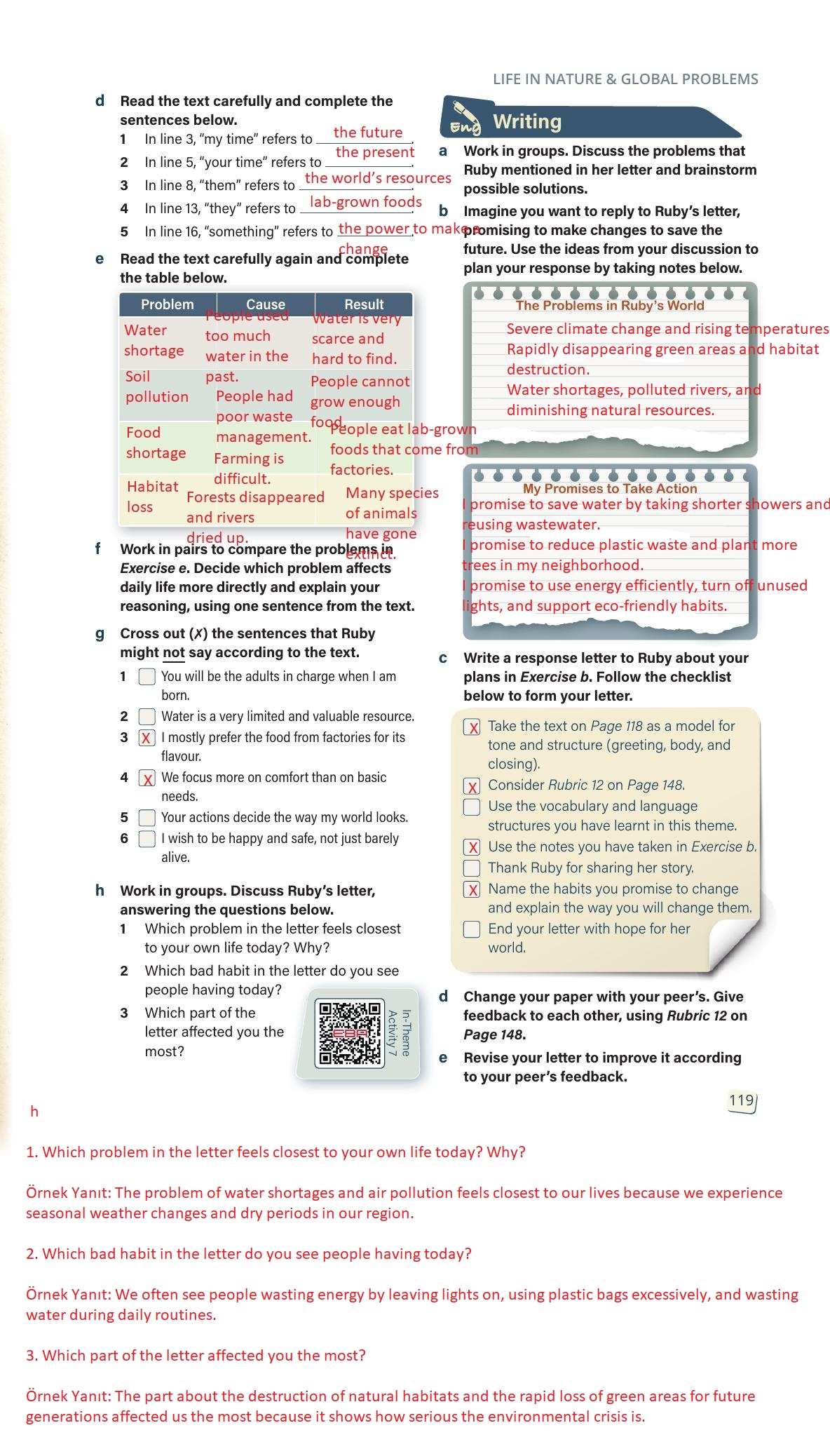 10. Sınıf Stepwise İngilizce Ders Kitabı Sayfa 119 Cevapları 10. Sınıf Stepwise İngilizce Ders Kitabı Sayfa 119 Cevapları